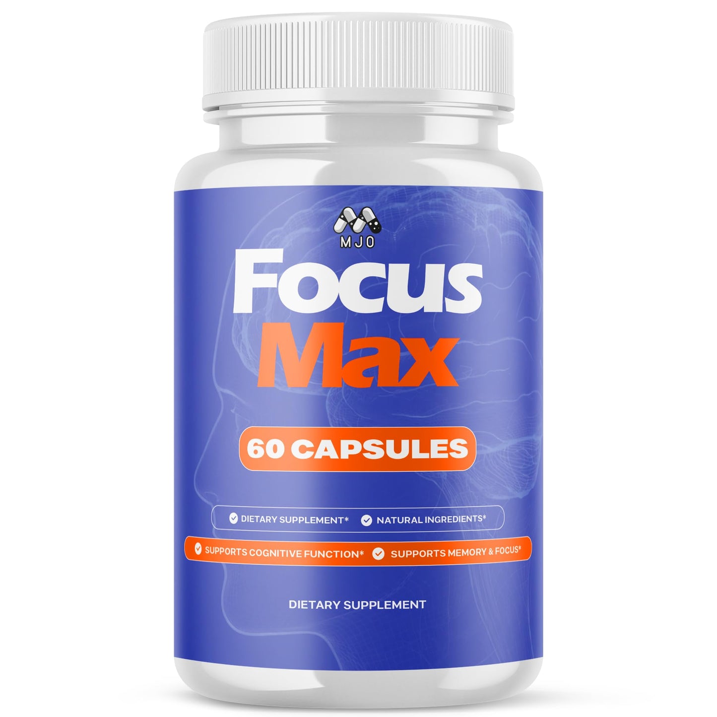 MJO Focus Max Capsules, 60 Count