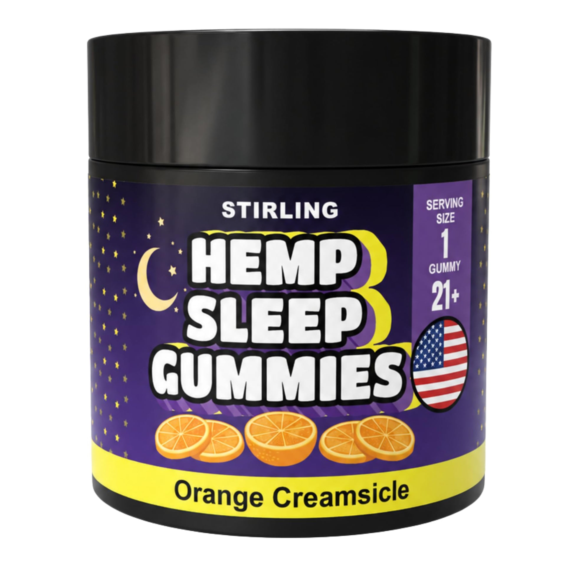 Stirling Sleep Gummies with Hemp Seed Oil Gummy 30 Count