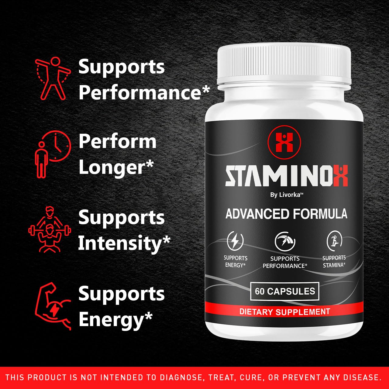 LIVORKA Staminox Capsules 180 Capsules