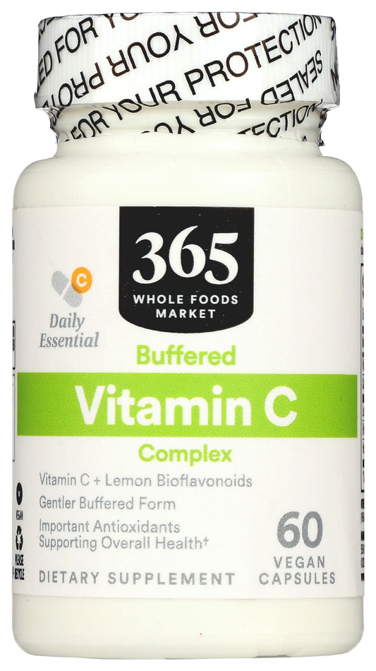 365 by Whole Foods Market Buffered Vitamin C Complex, Vegan, 60 Capsules