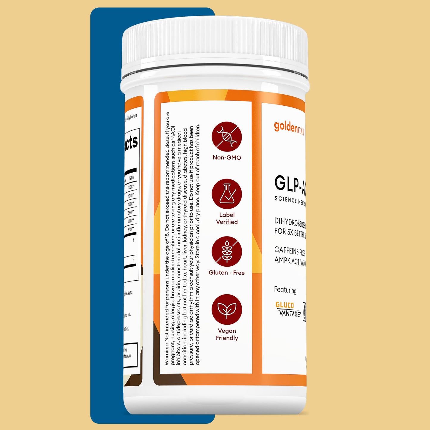GoldenRoot Berberine Advanced Absorption Formula Capsule 60 Capsules