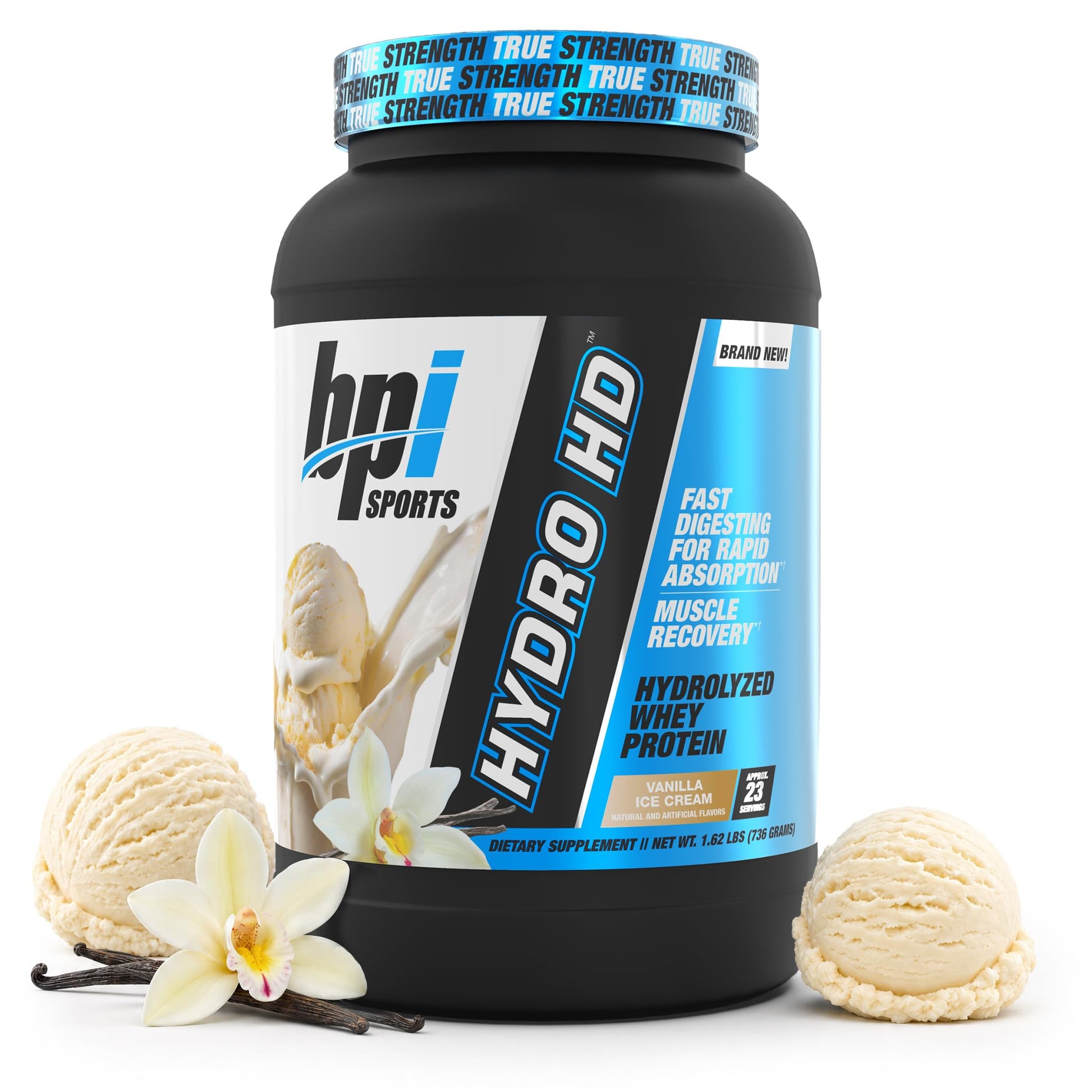 BPI Sports Hydro HD Vanilla Whey Protein Powder 31 Servings