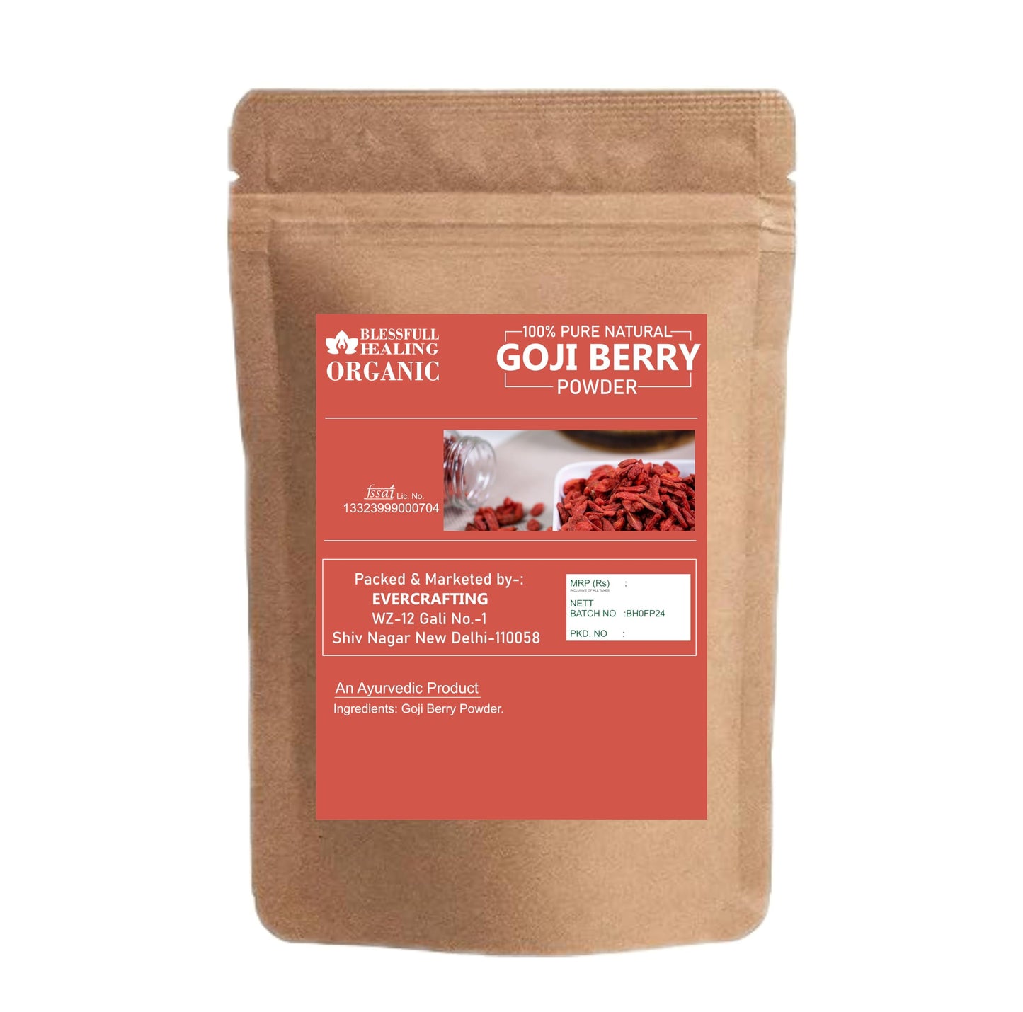 Blessfull Healing Organic Goji Berry Powder 7.05 oz