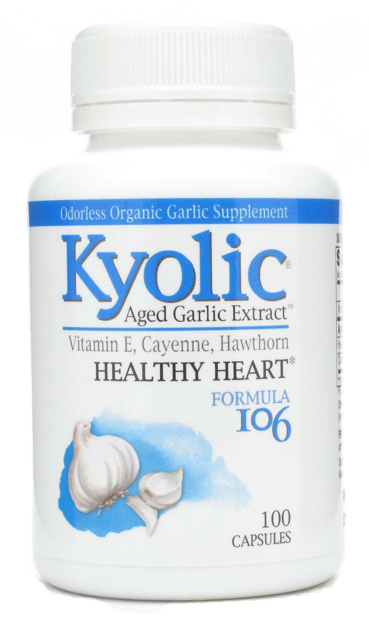 Kyolic #106 W/Vitamin E Cayenne Capsule 1 Count