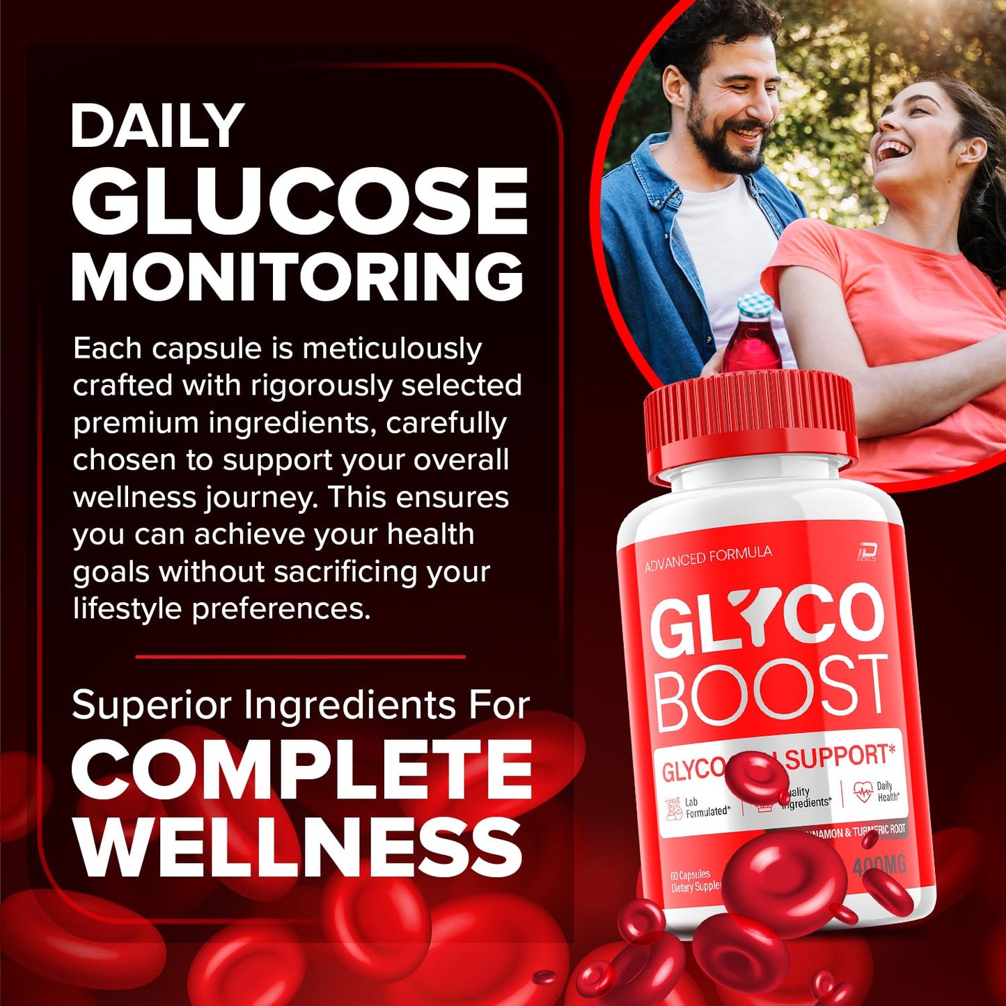 Indelo Glyco Boost Capsules, 60 Count