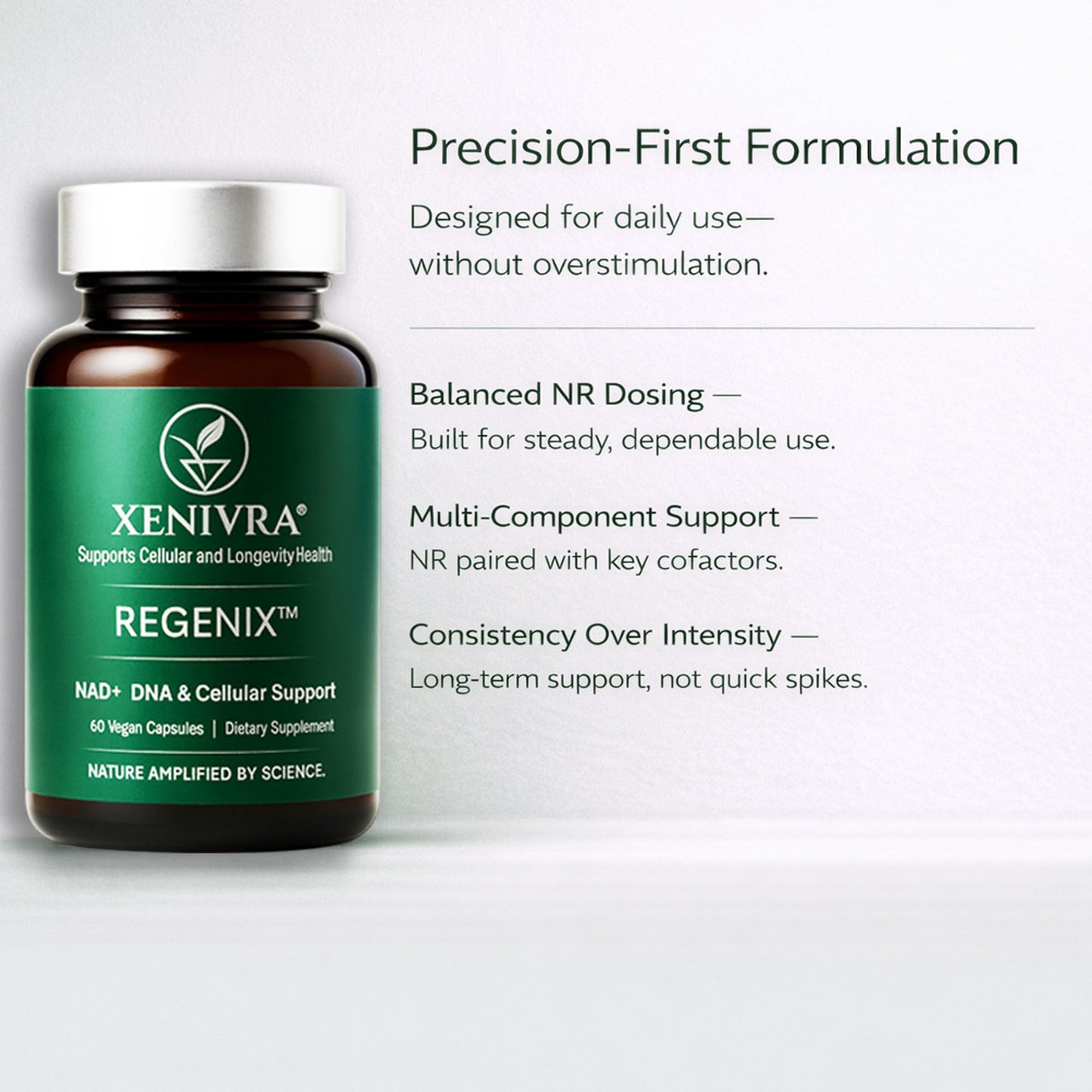 Xenivra Nature Regenix NAD+ Supplement Capsule, 60 Capsules