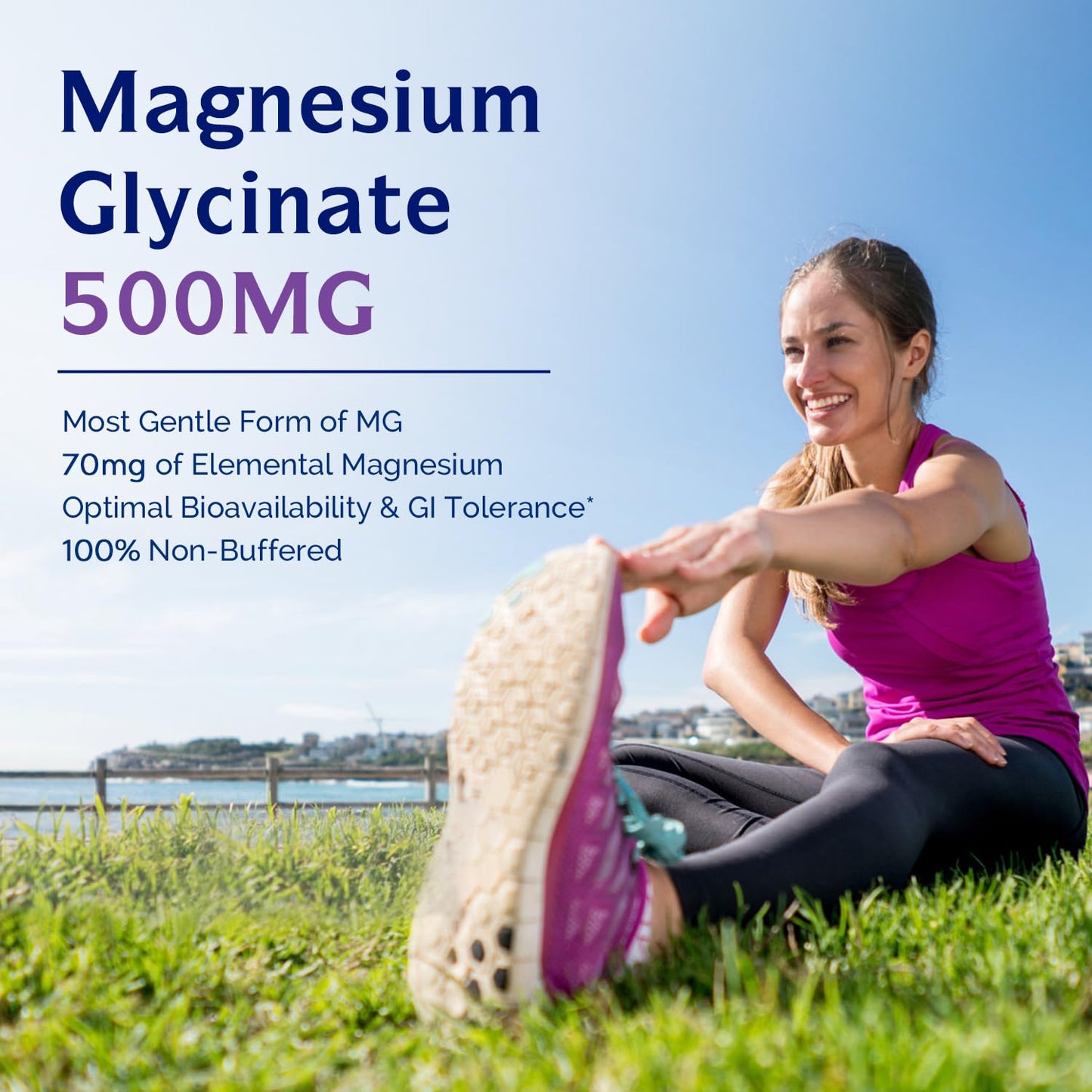 Innate Vitality Magnesium Glycinate 500mg Capsule, 240 Capsules