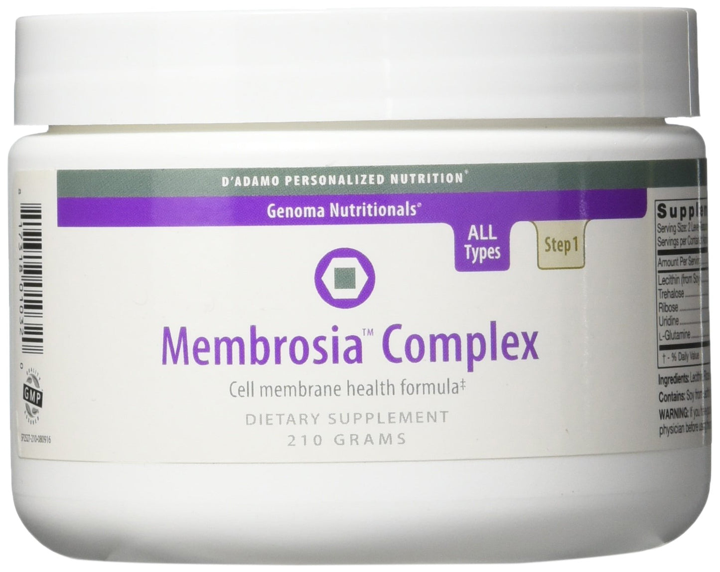 D'Adamo Personalized Nutrition Membrosia Complex 2 Capsules