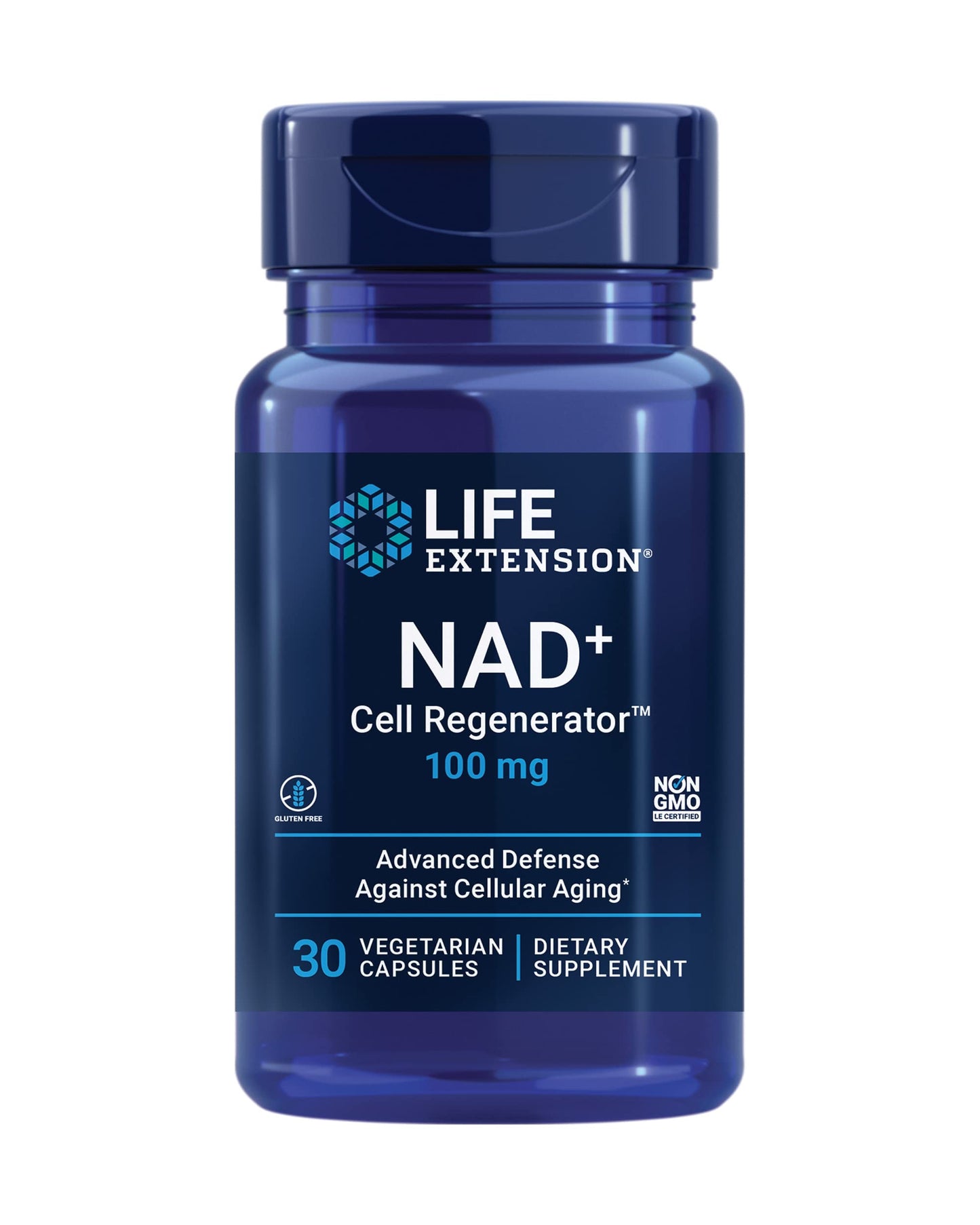 Life Extension NAD+ Cell Regenerator 100 mg NIAGEN Nicotinamide Riboside Formula Capsules, 30 Capsules