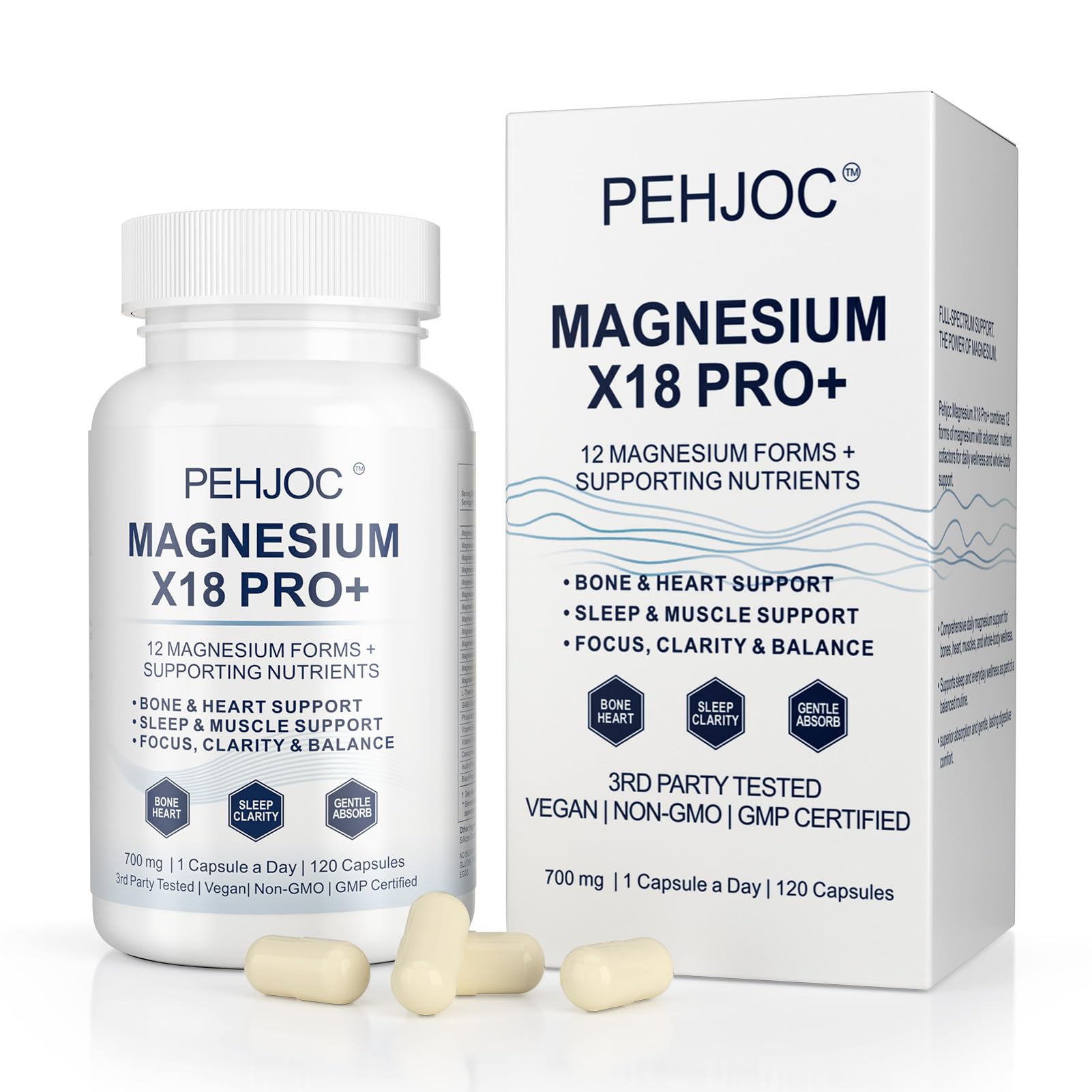 Pehjoc Magnesium Complex Supplement Capsule, 120 Capsules