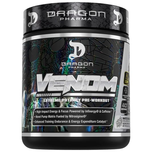 DRAGON PHARMA Venom Extreme Potency Pre-Workout Powder 6.91 Ounce