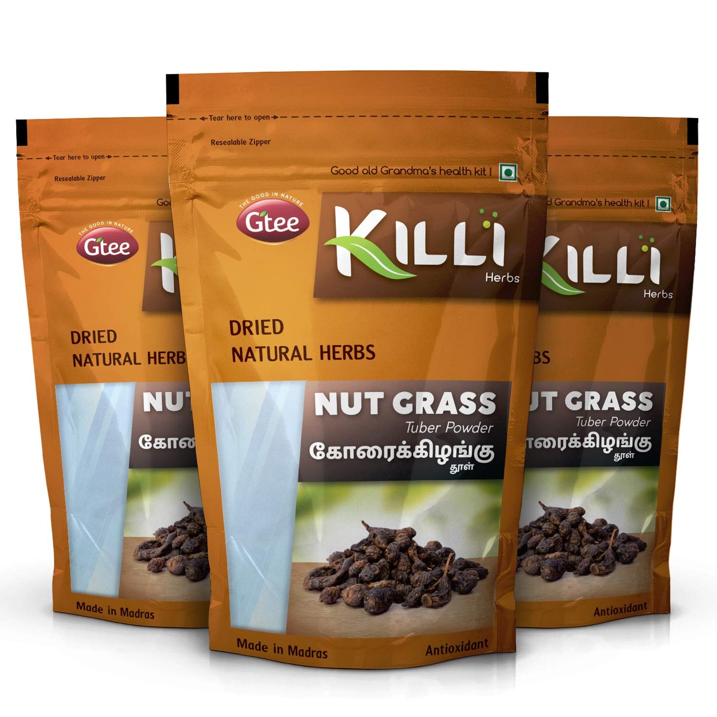 KILLI Nut Grass Powder 3 Pack