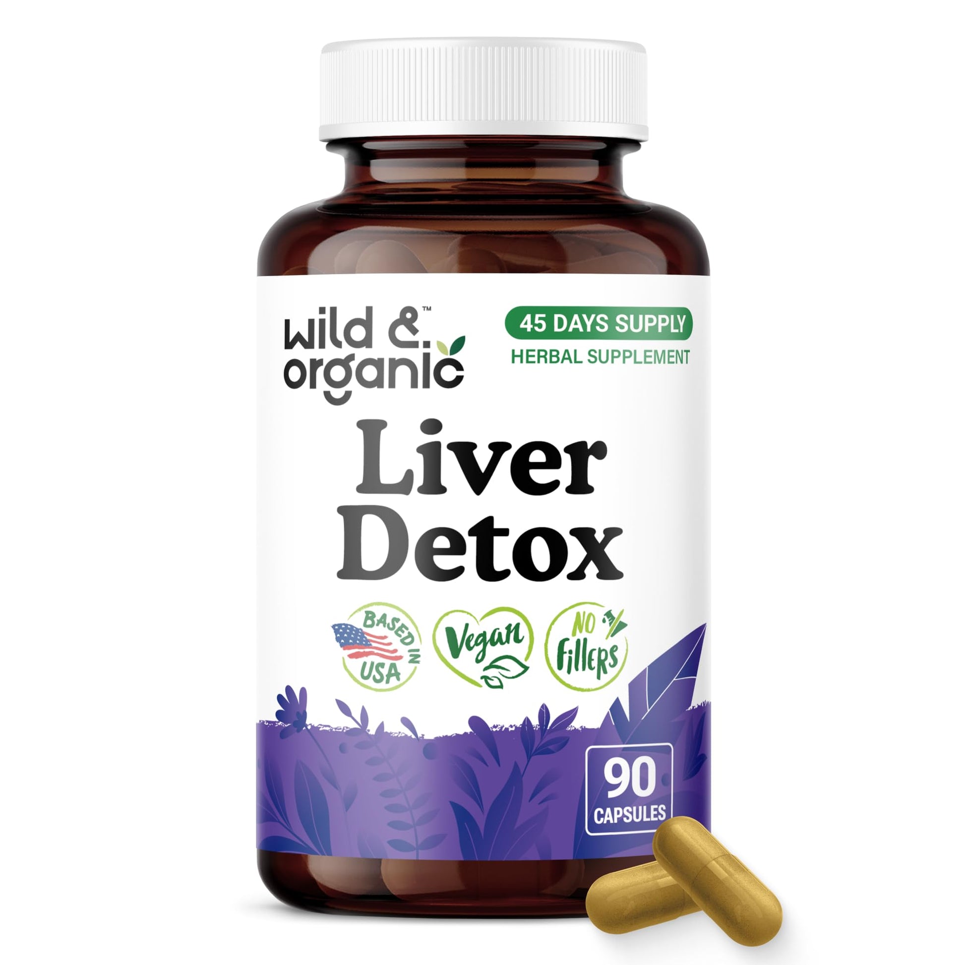 Wild & Organic Liver Detox Capsule 90 Count
