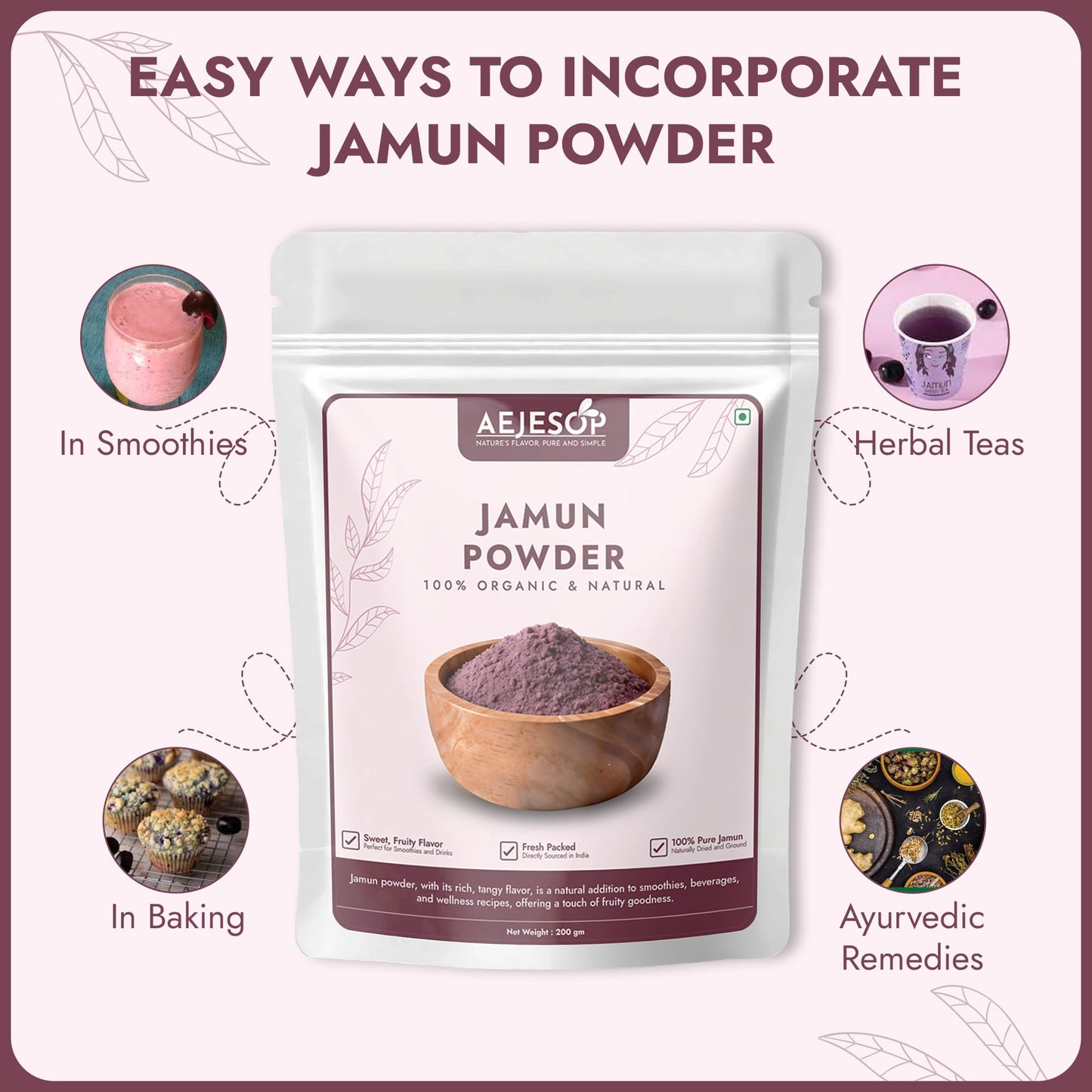 AEJESOP Jamun Powder 7.05 oz