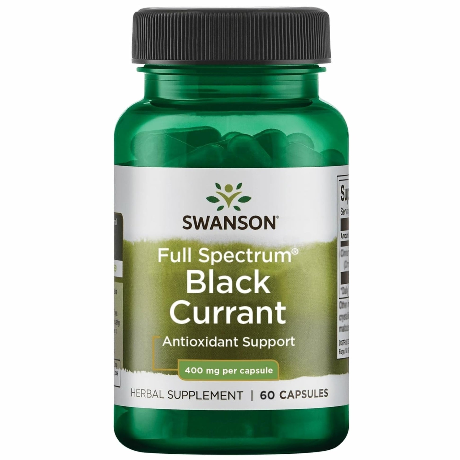 Swanson Full Spectrum Black Currant 400 Milligrams Capsules 60
