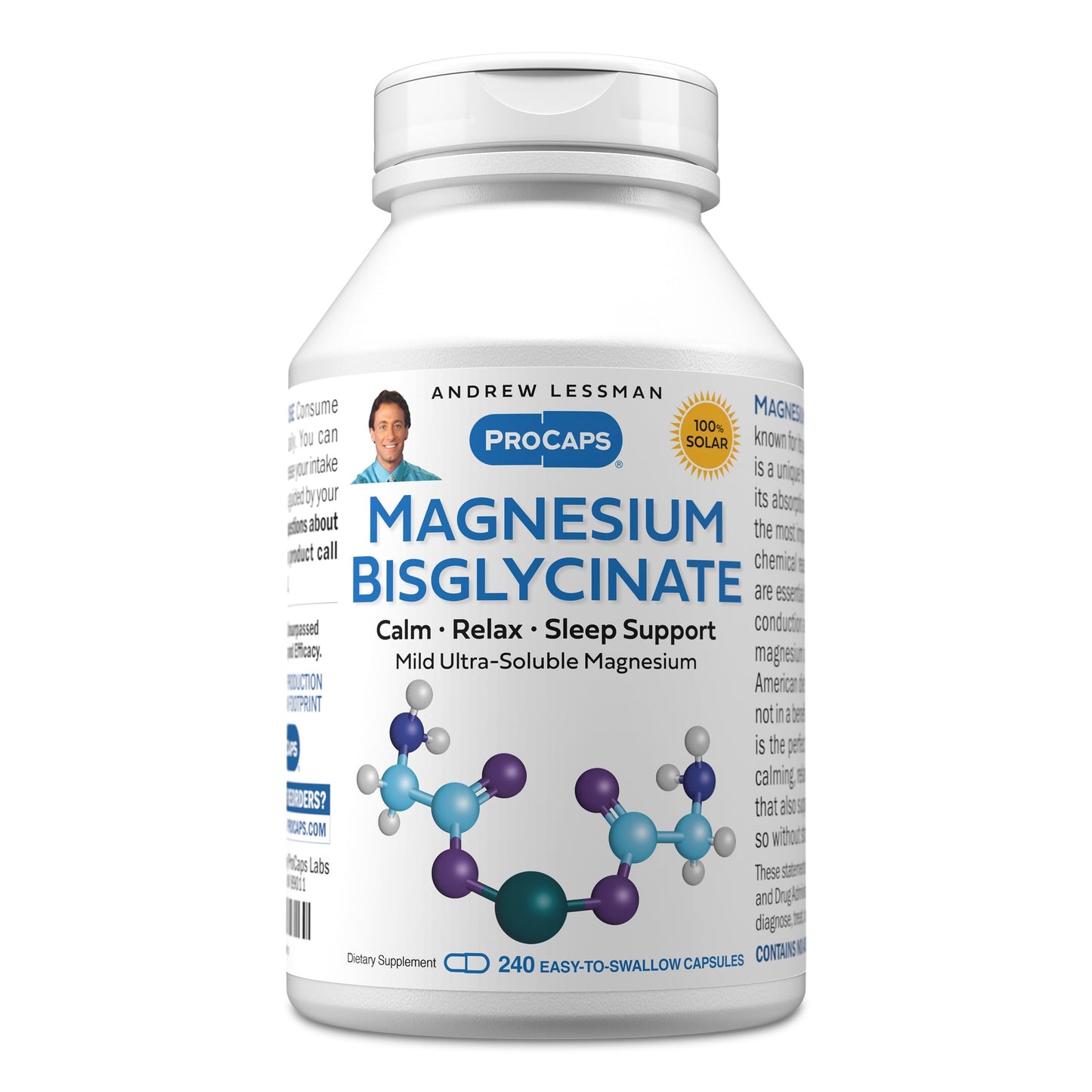 ANDREW LESSMAN ProCaps Magnesium Bisglycinate Capsules 240