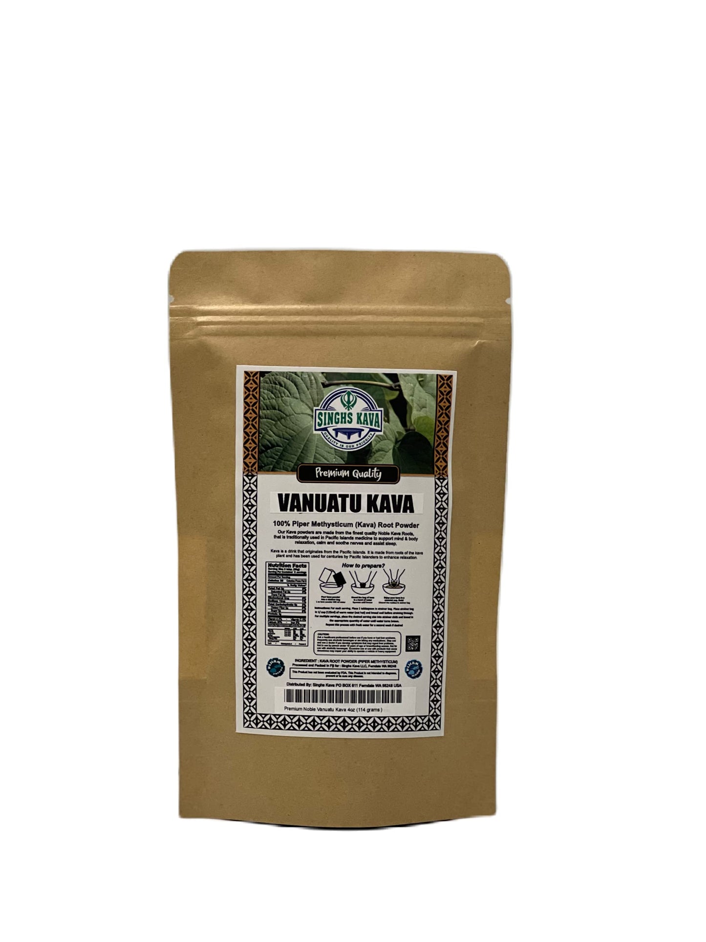 SINGHS Vanuatu Kava Powder 4 oz