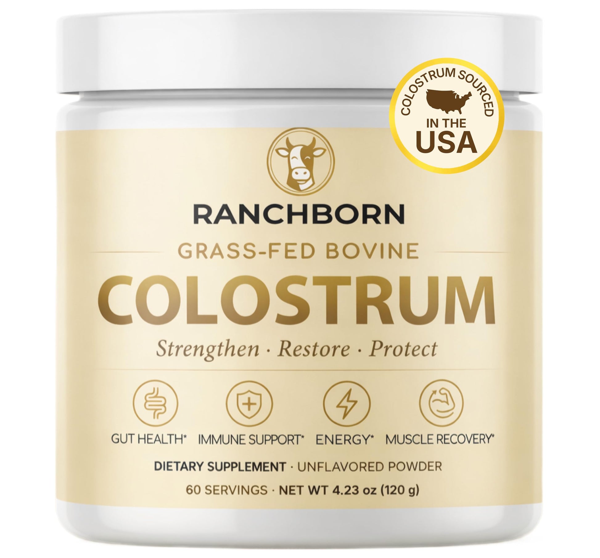 RANCHBORN Colostrum Powder 4.23 Ounce