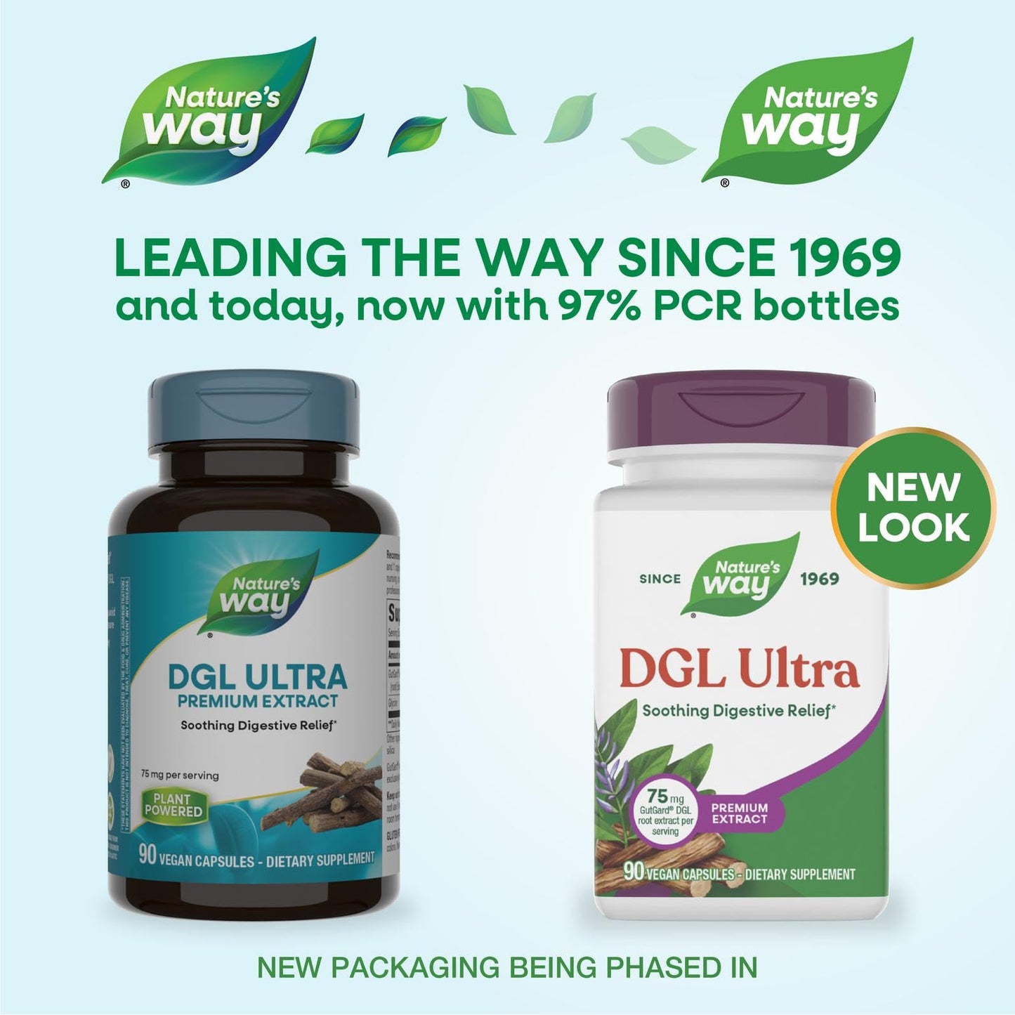 Nature's Way Premium Extract DGL Ultra Extra Strength Digestive Relief Capsules, 90 Count