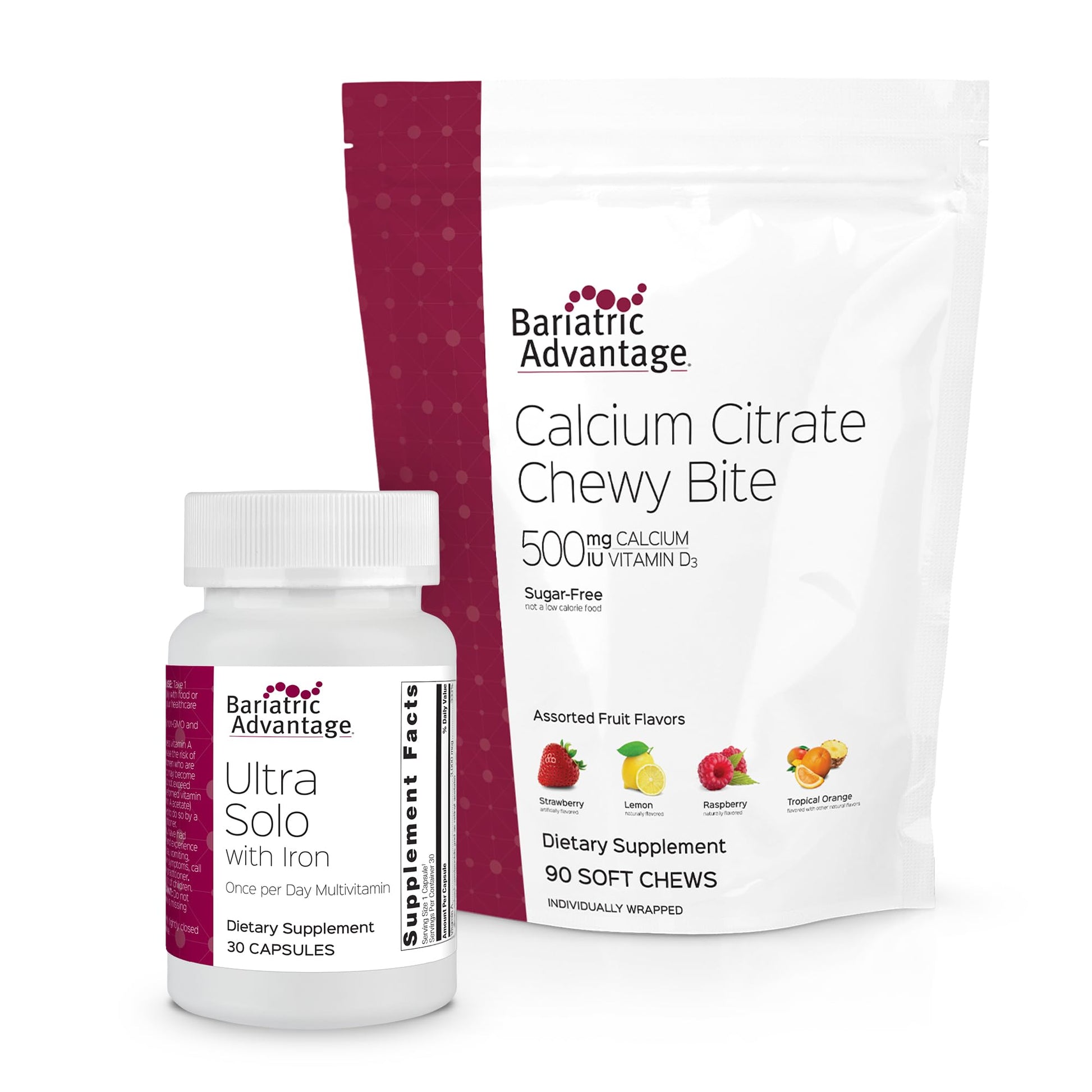 Bariatric Advantage Ultra Solo with Iron Chewable 120