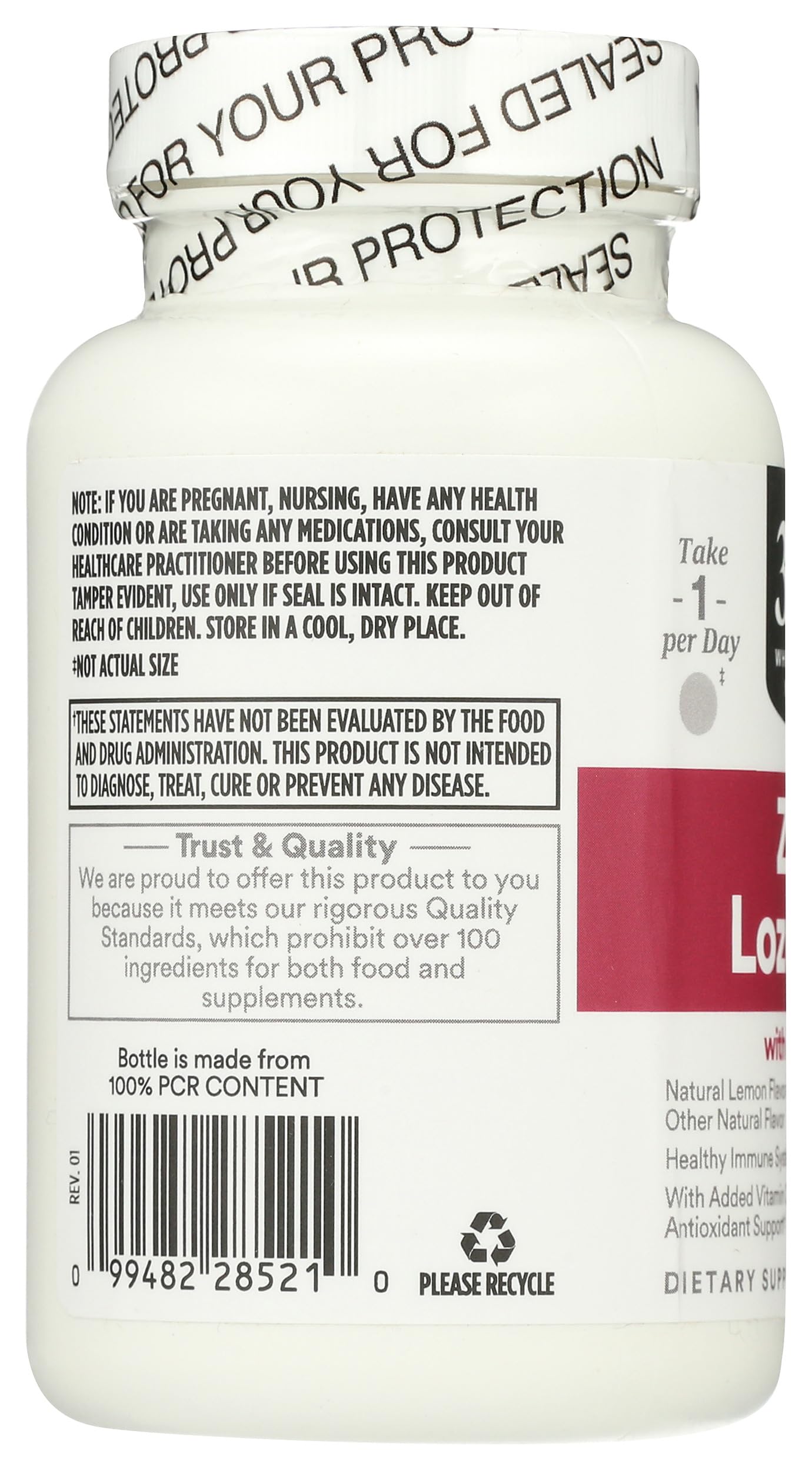 365 by Whole Foods Market Zinc Vitamin C Tablet, 90 Count