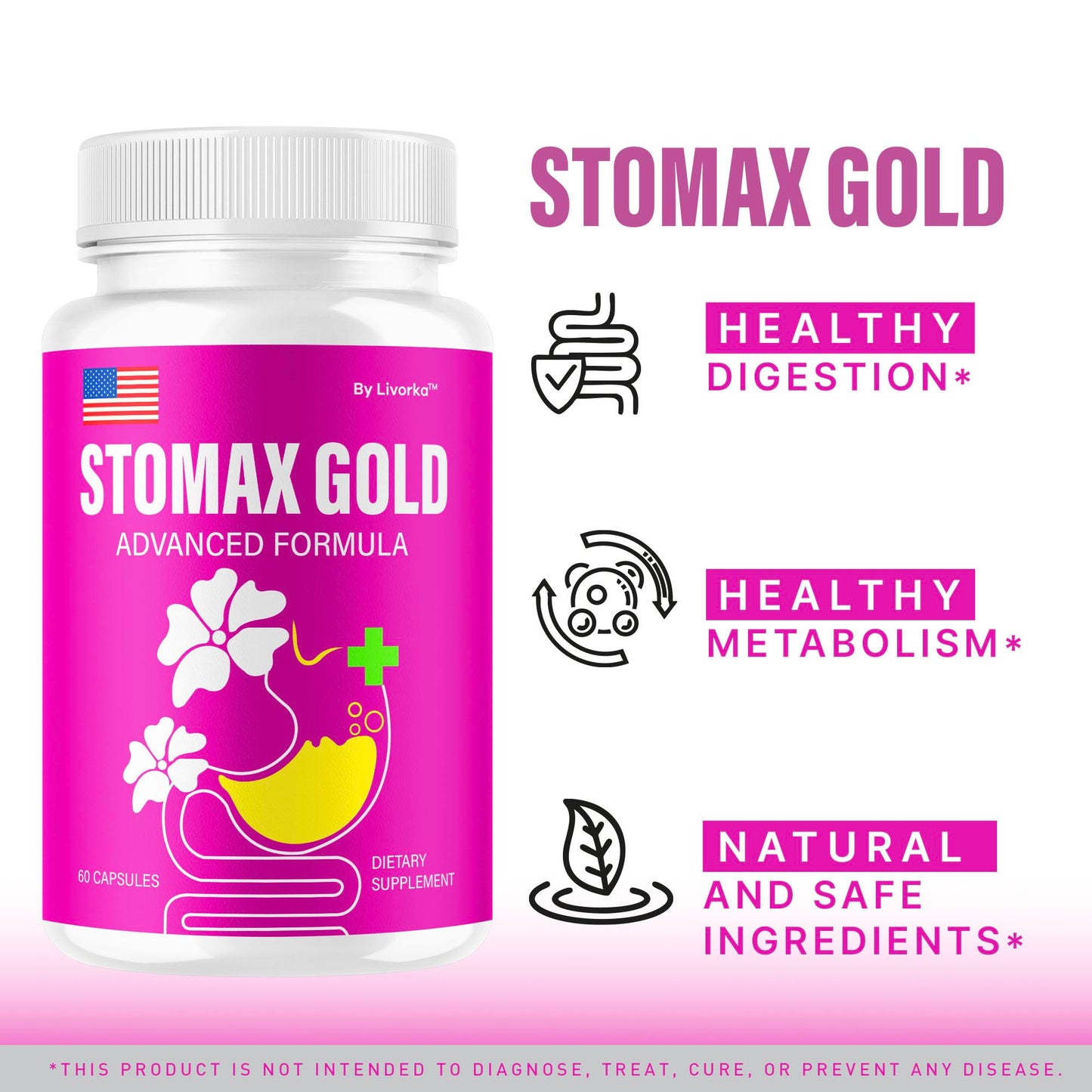 LIVORKA Stomax Gold 300 Capsules