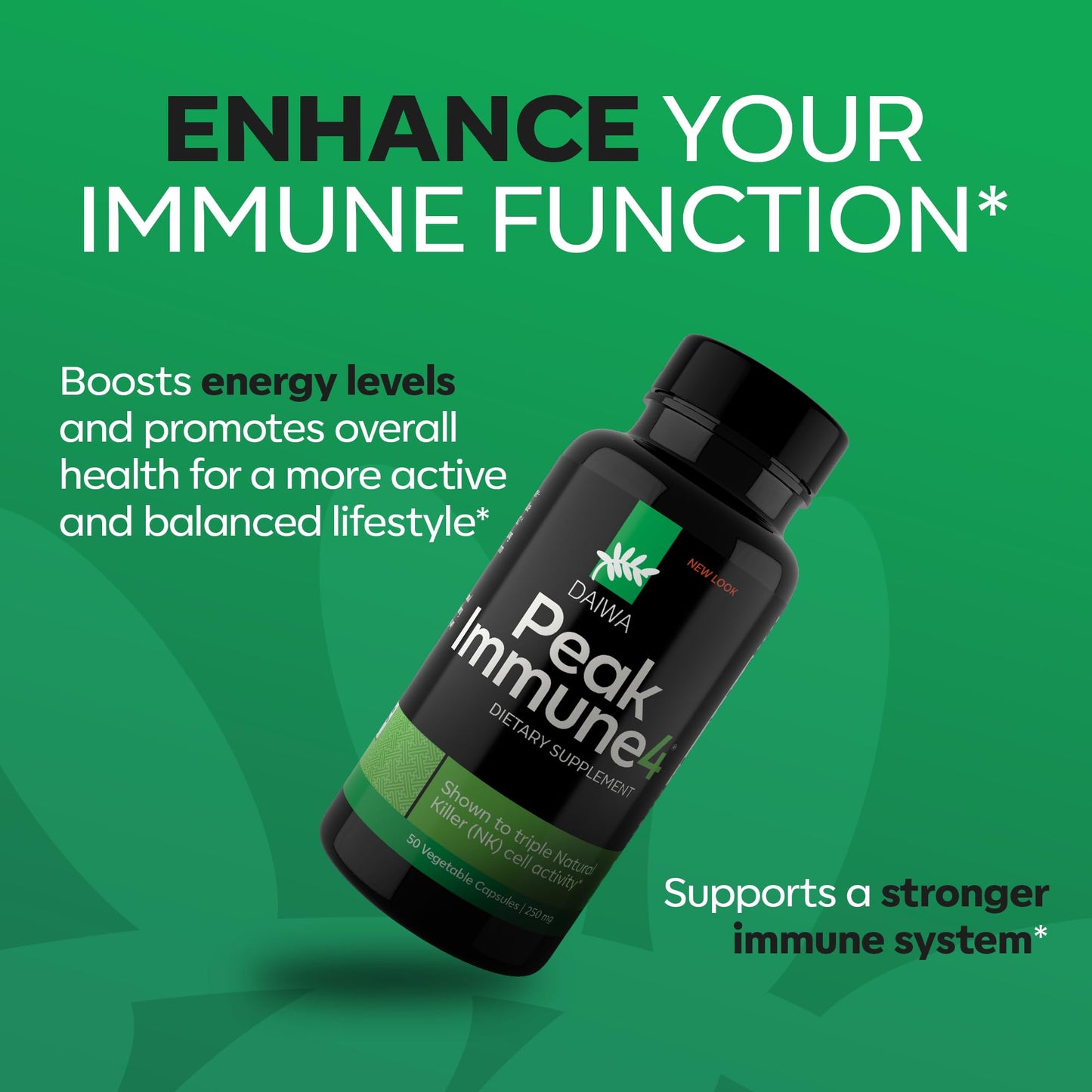 Daiwa Health Development PeakImmune4 Capsules 50 Count