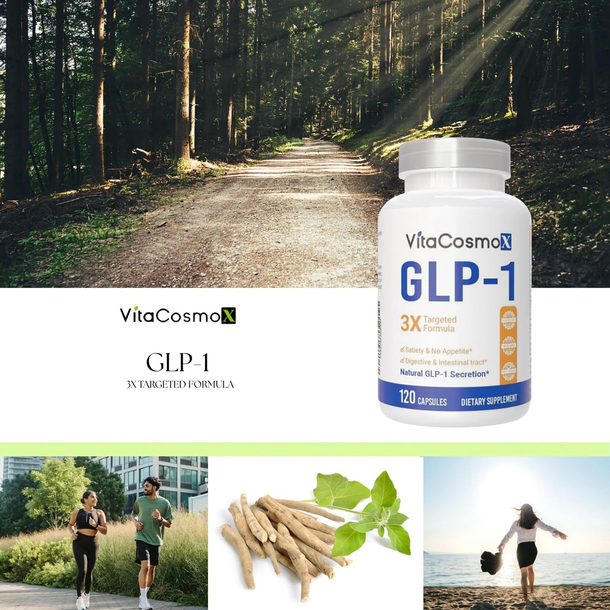 VitaCosmoX Metabolic Support Supplement Capsule, 1 Count