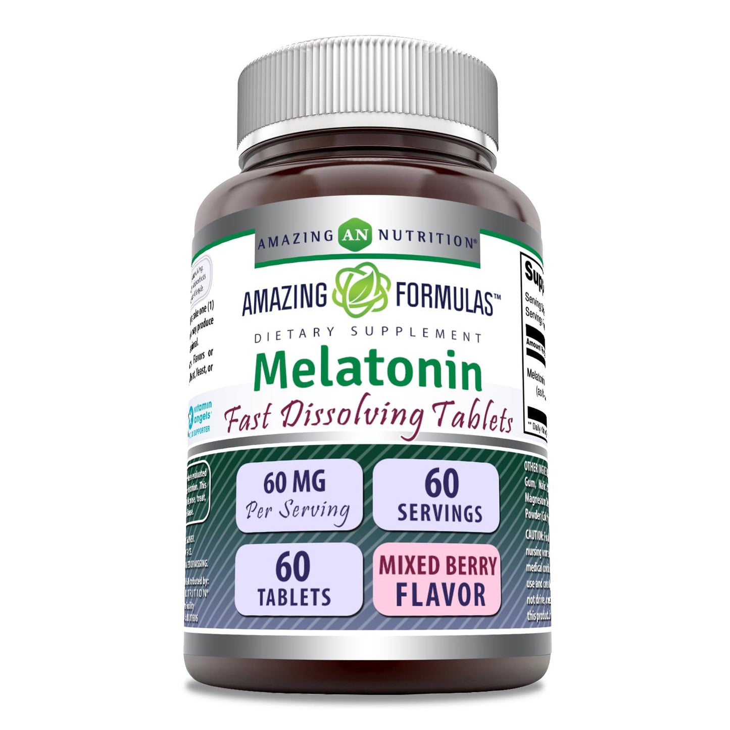 Amazing Nutrition Melatonin Fast Dissolving Supplement 1 Tablet