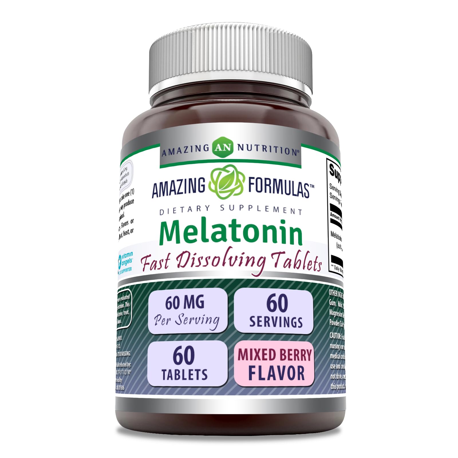 Amazing Nutrition Melatonin Fast Dissolving Supplement 1 Tablet
