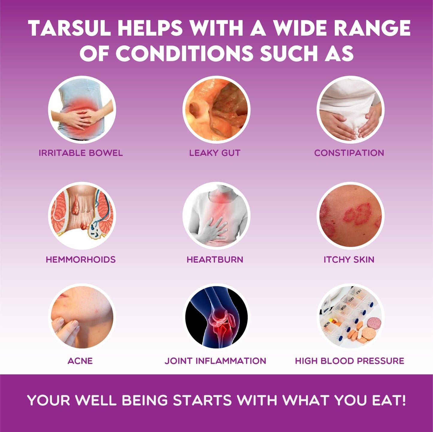 Tarsul Patented Cream of Tartar & Organic MSM Sulfur Formula Powder 21