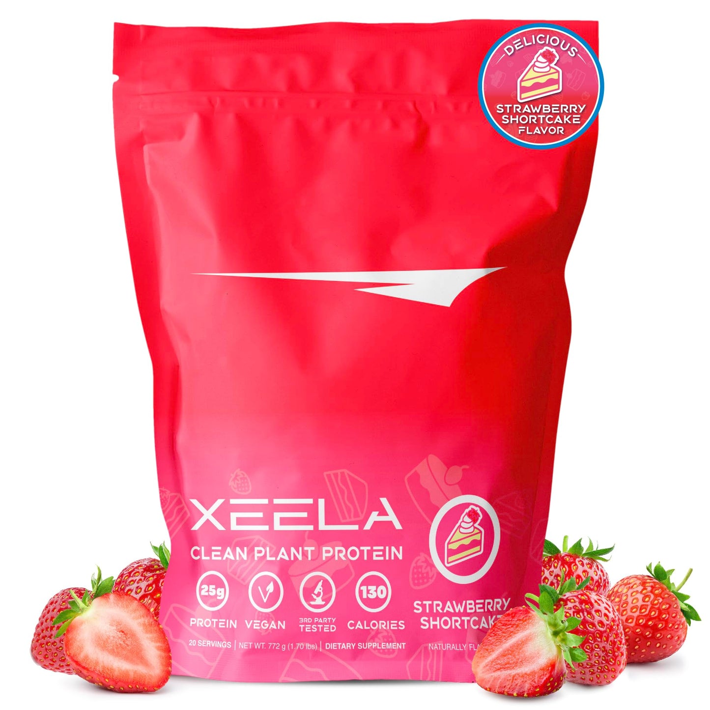 XEELA Plant Based Vegan Protein Powder, 1.62 lb