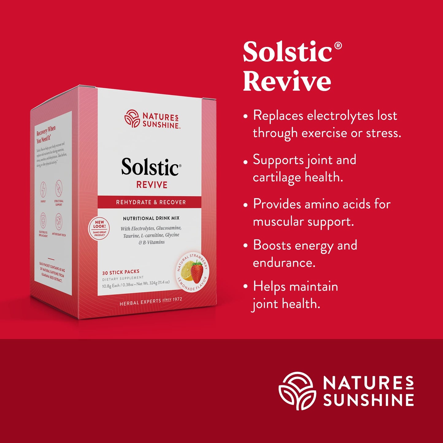 Nature's Sunshine Solstic Revive Powder 7.9 oz