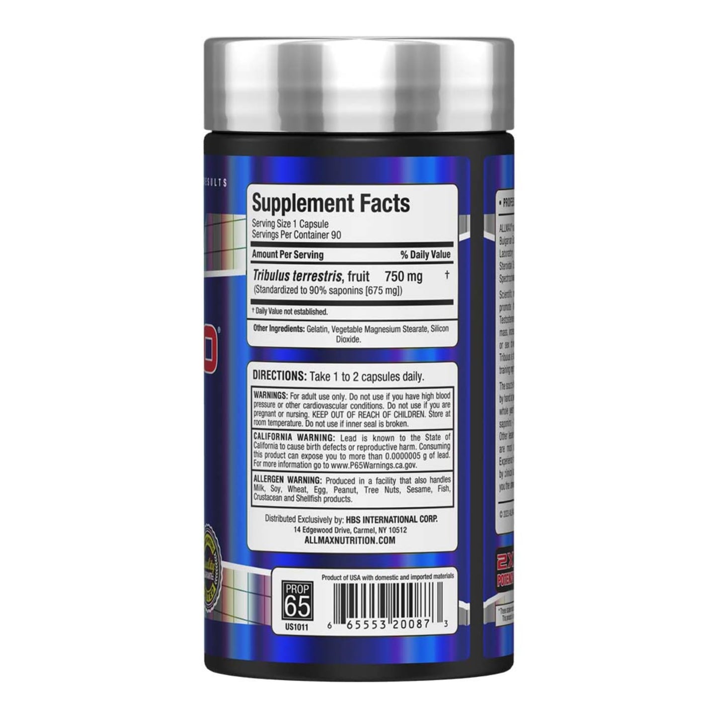 ALLMAX TRIBX90, 180 Capsules
