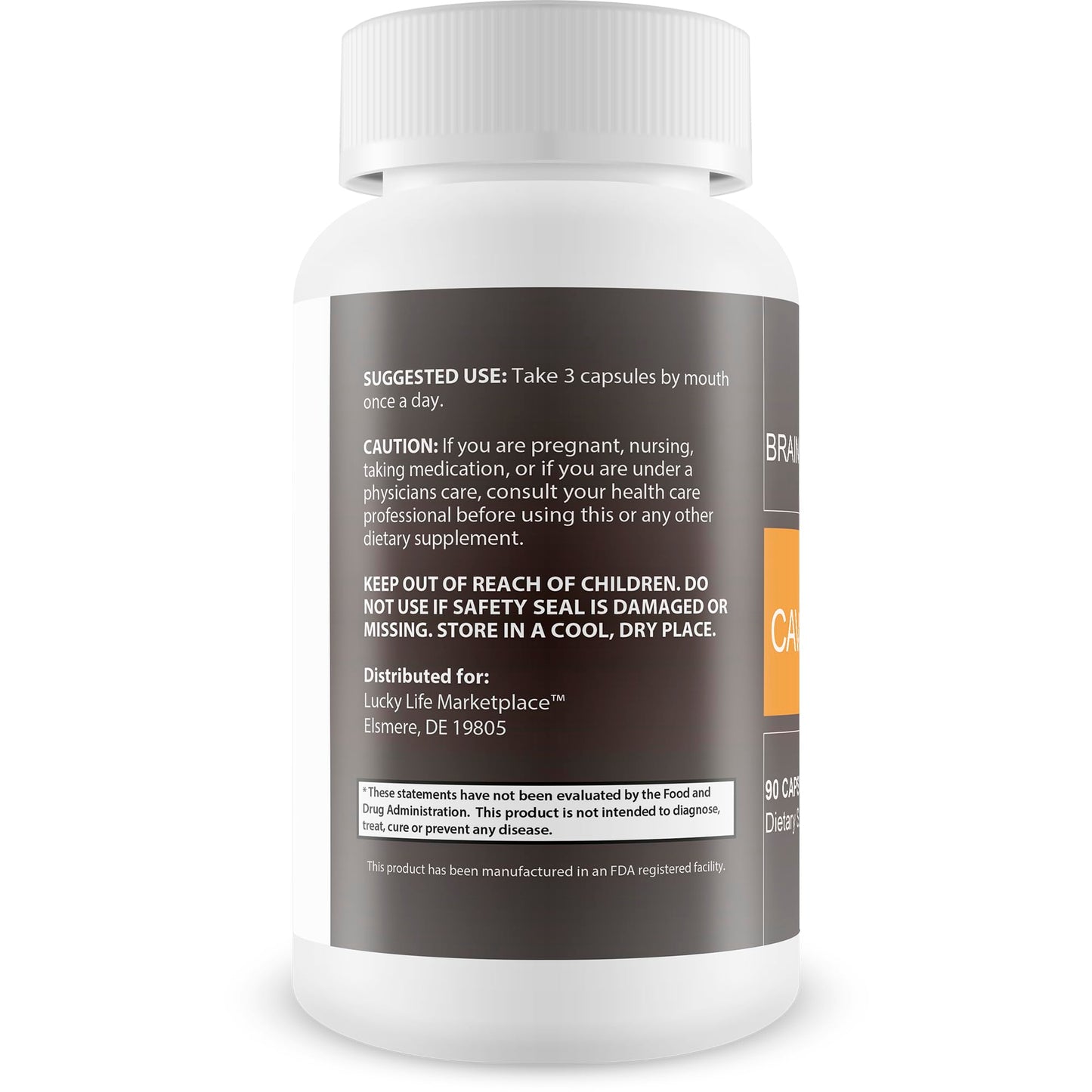 Generic Cavanzo Brain Support Capsule 1 Count