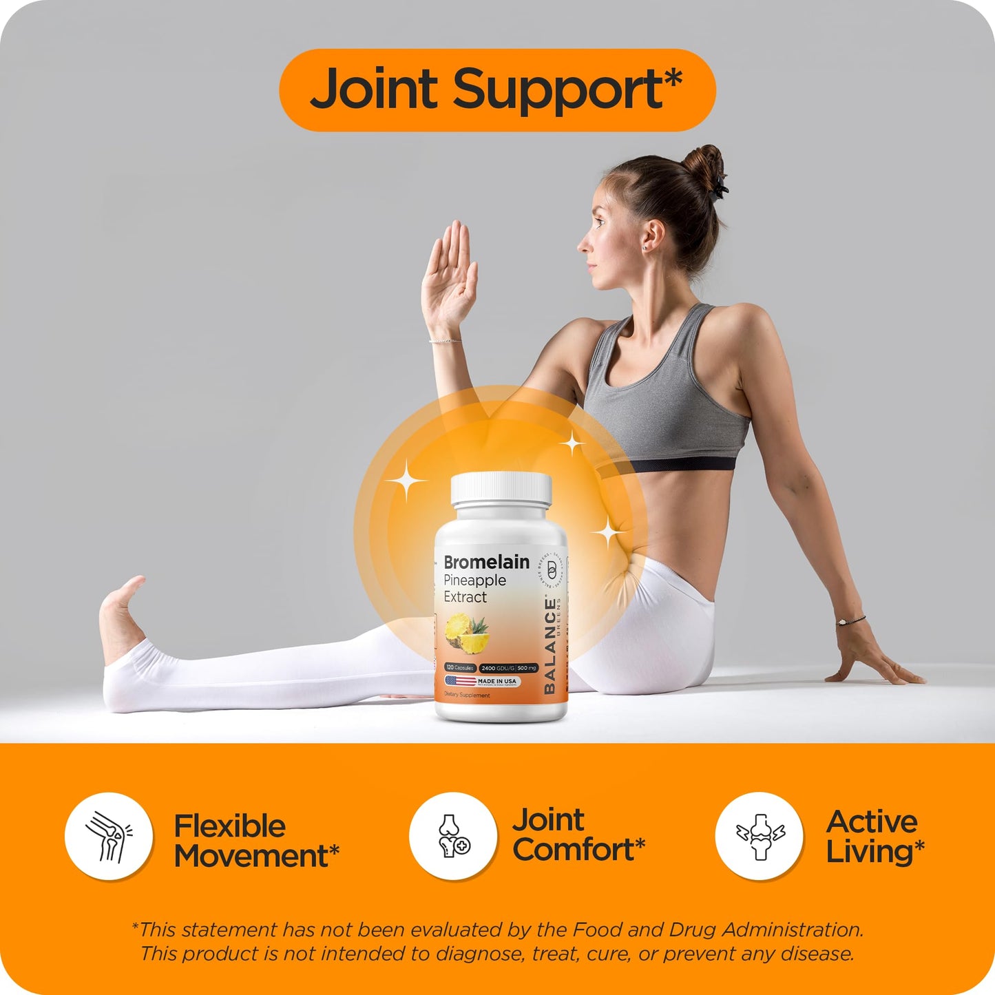 Balancebreens Bromelain 500mg Capsule, 720 Capsules