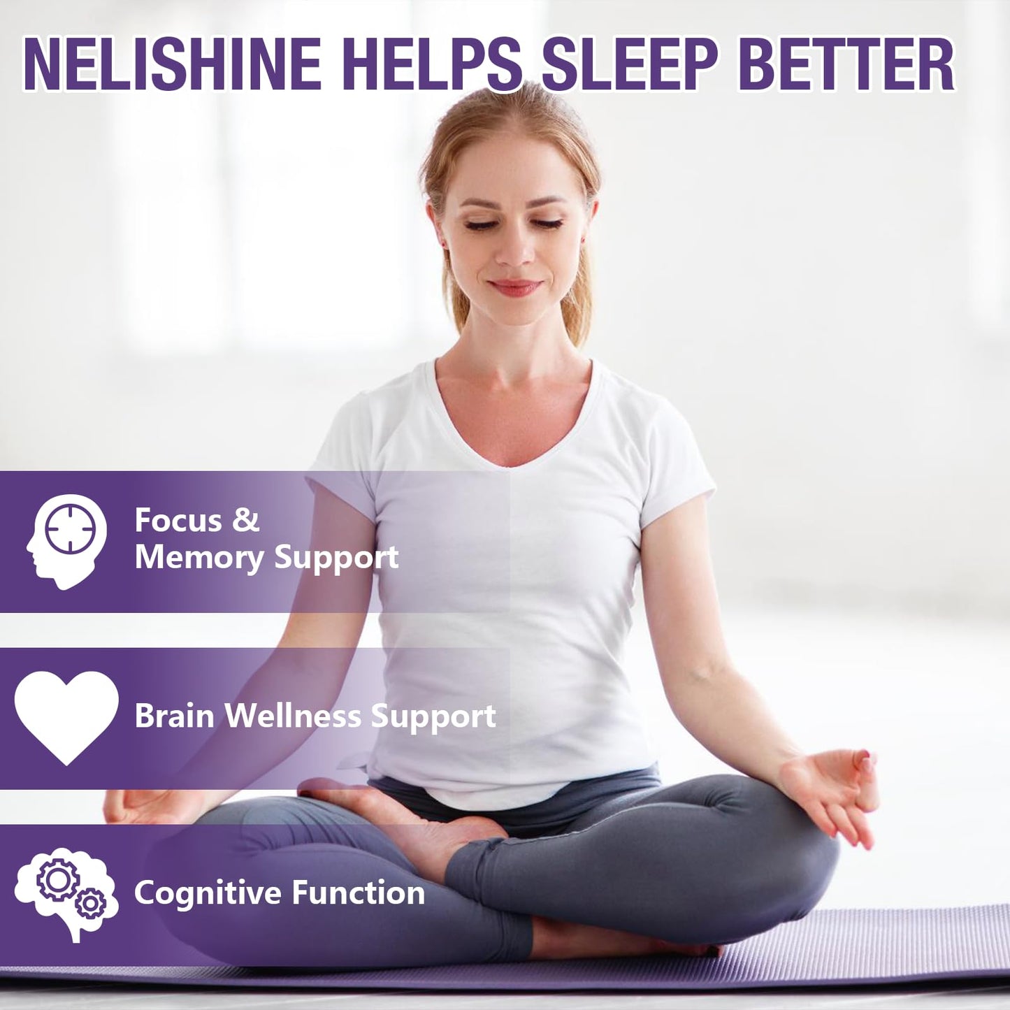 Nelishine Liposomal Alpha GPC 2000mg & Citicoline Gummies Complex, 20-in-1 Blend for Focus, Memory & Cognitive Support, 120 Gummies