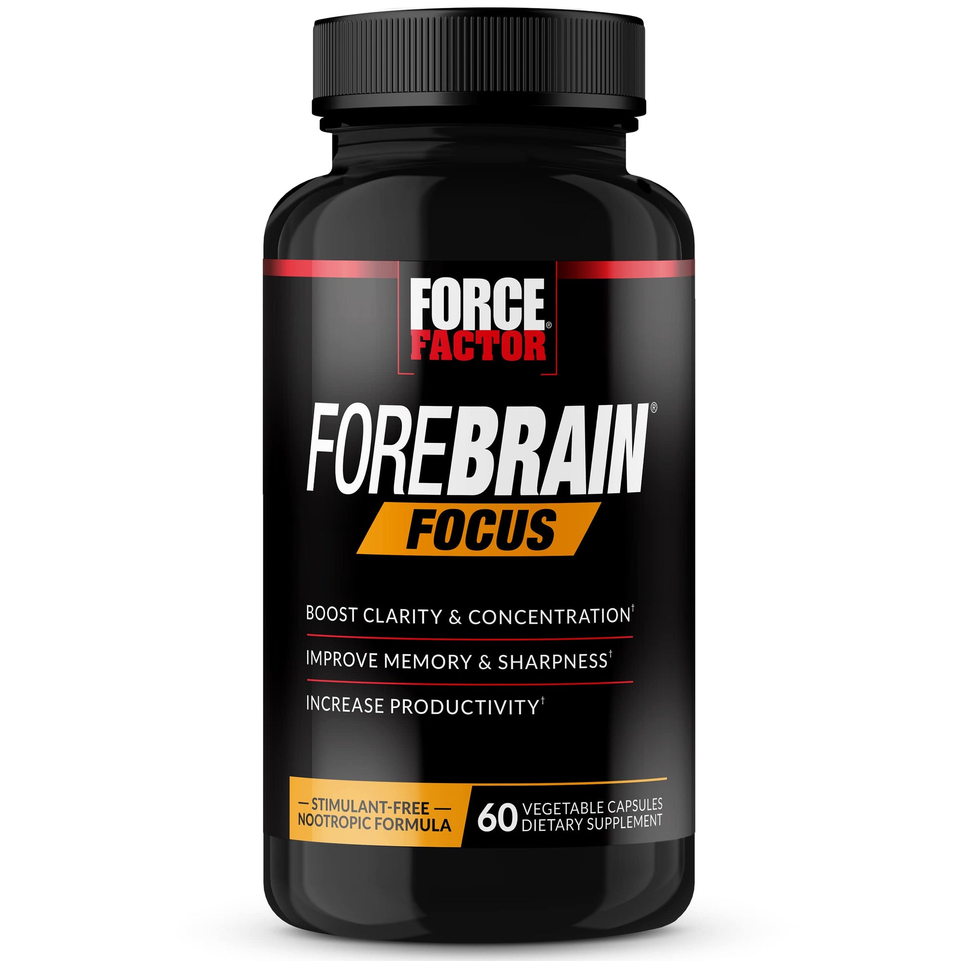 Force Factor Forebrain Focus Brain Booster Capsule 60 Count