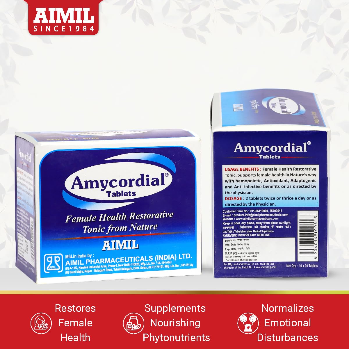 AIMIL Amycordial Tablets 60 Tablets