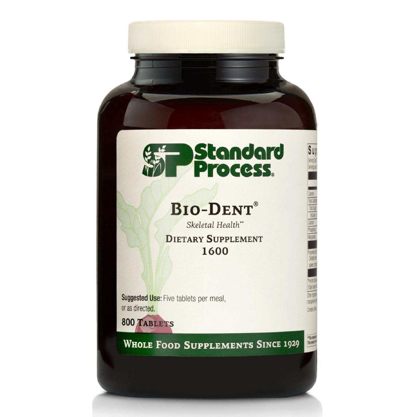 Standard Process Inc. Bio-Dent Skeletal Health Supplement Tablets 800