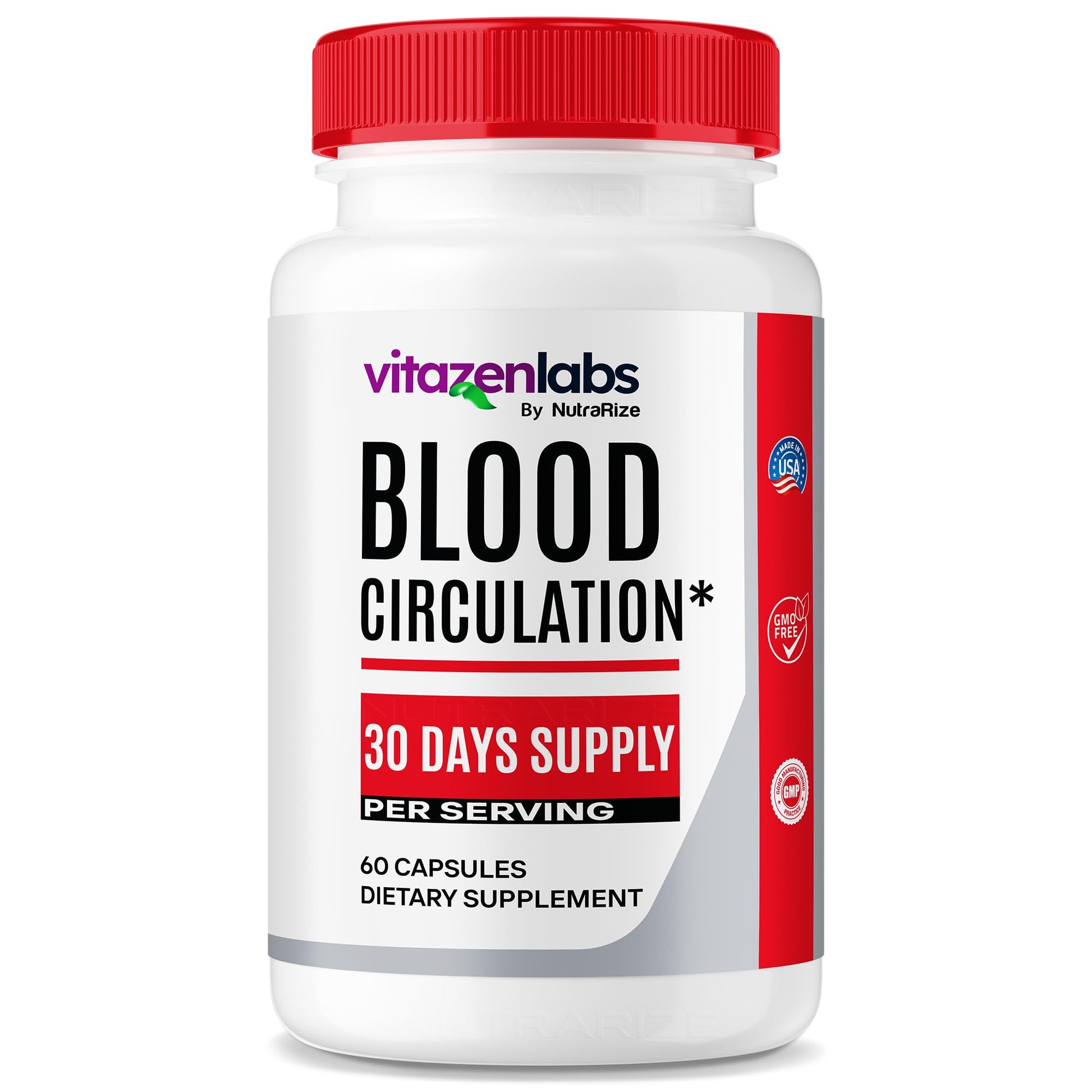 NutraRize Vitazenlabs Blood Support Plus Capsule 60 Count
