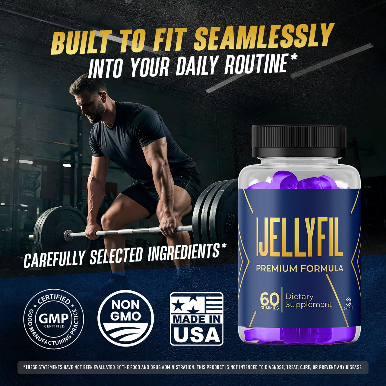 OVICIA Jellyfil Gummies 180 Gummies