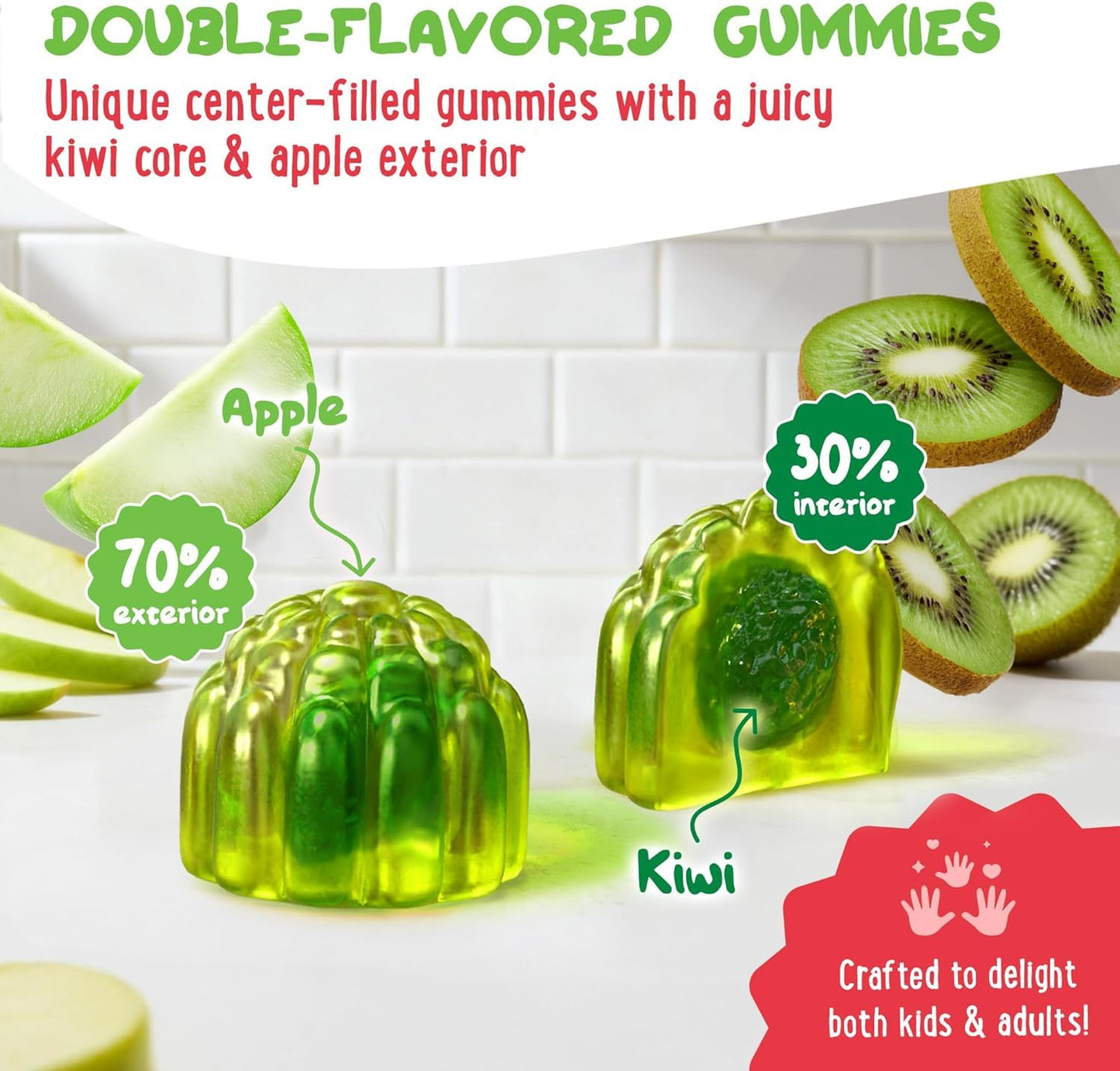 OH MY CHEWY Magnesium Glycinate Gummies 120 Count