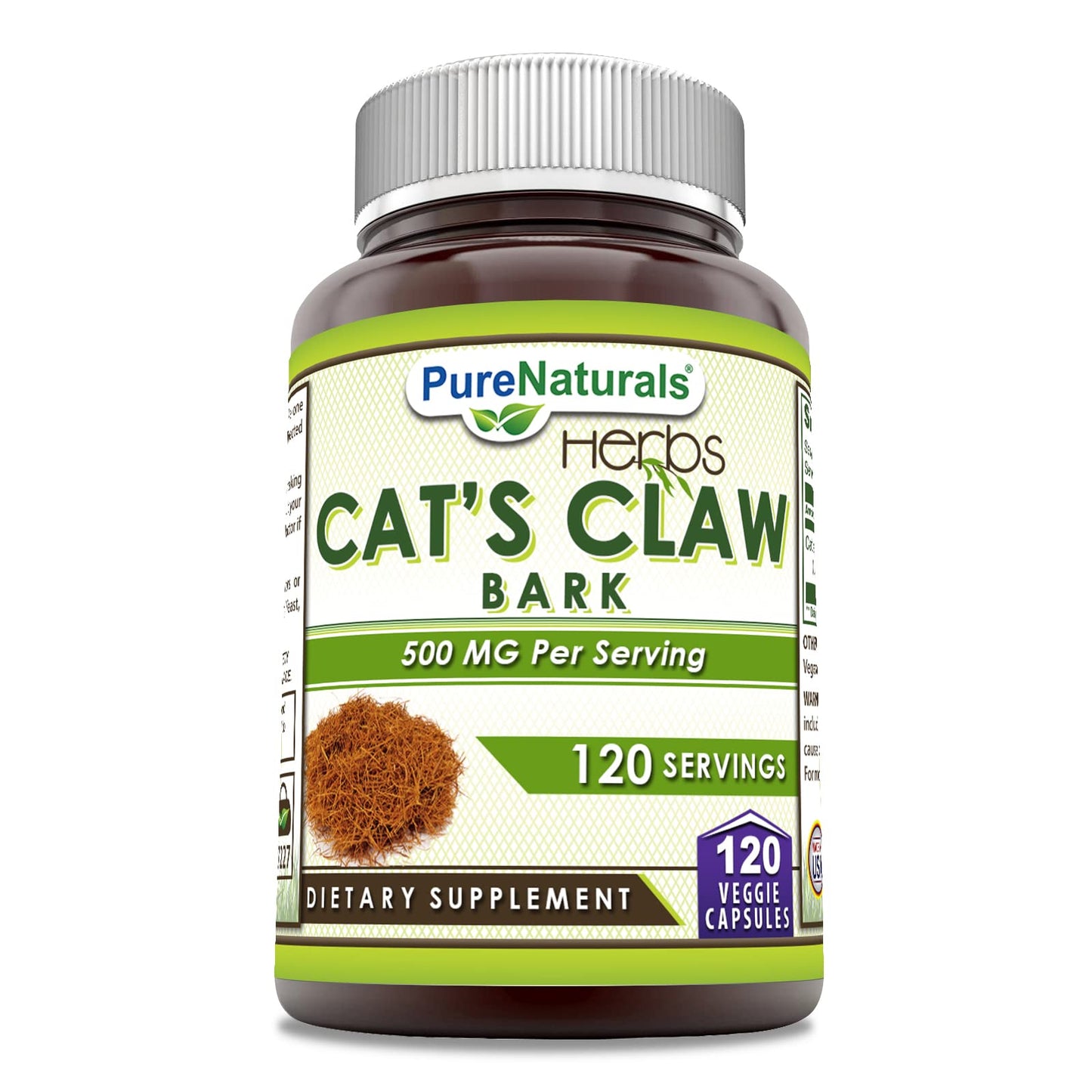 Pure Naturals Cat's Claw Capsules 120 Count