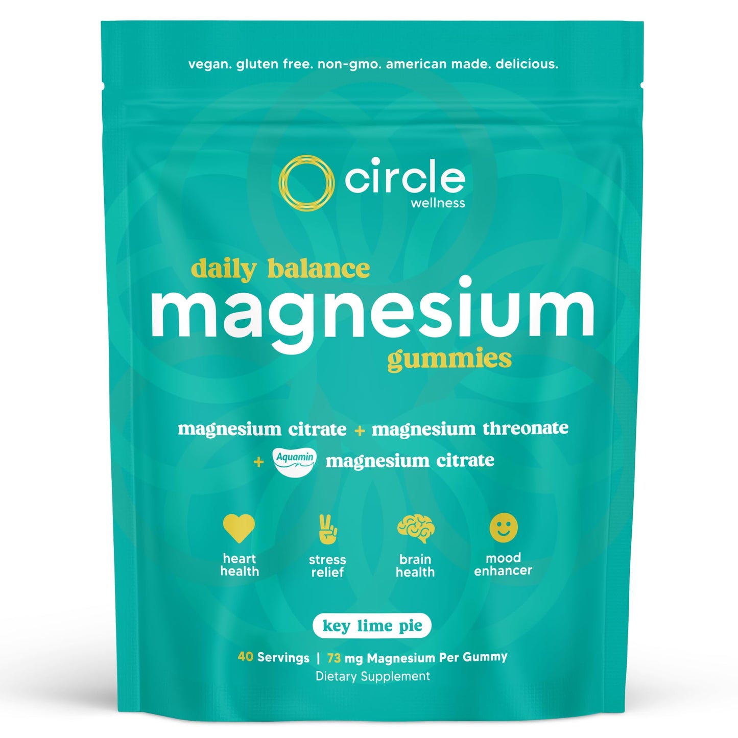 Circle Organics Daily Balance Magnesium Gummies 1 Count
