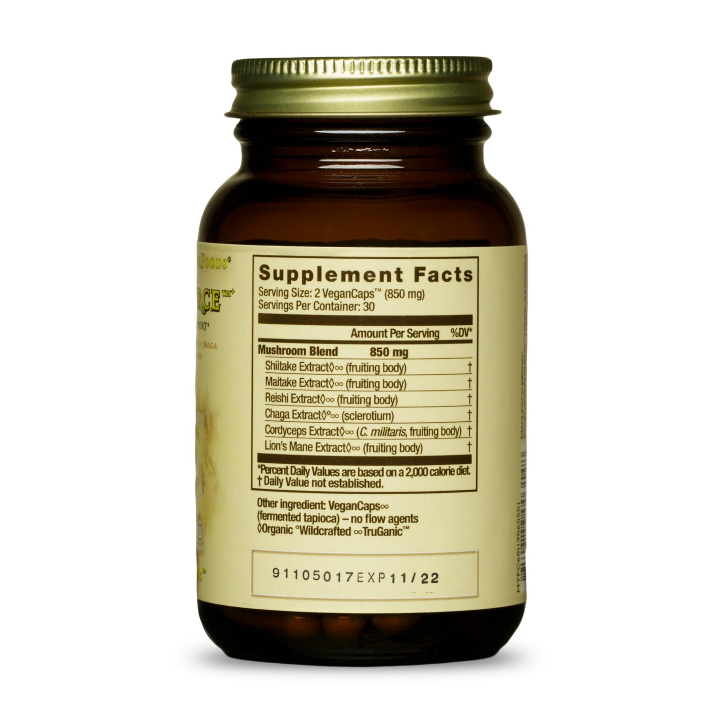 HealthForce SuperFoods MycoForce Capsules 60 Count