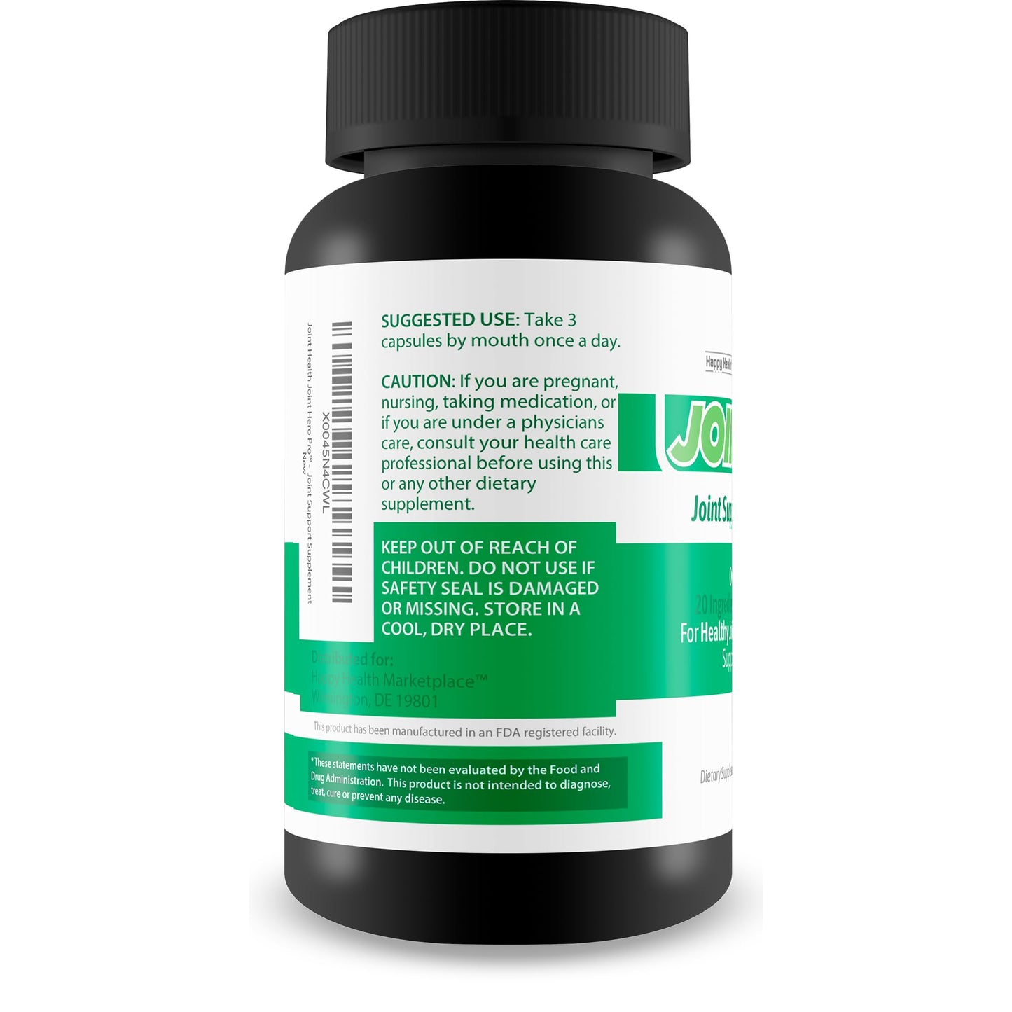 Happy Health Marketplace Joint Health Hero Pro Capsule 90 Count