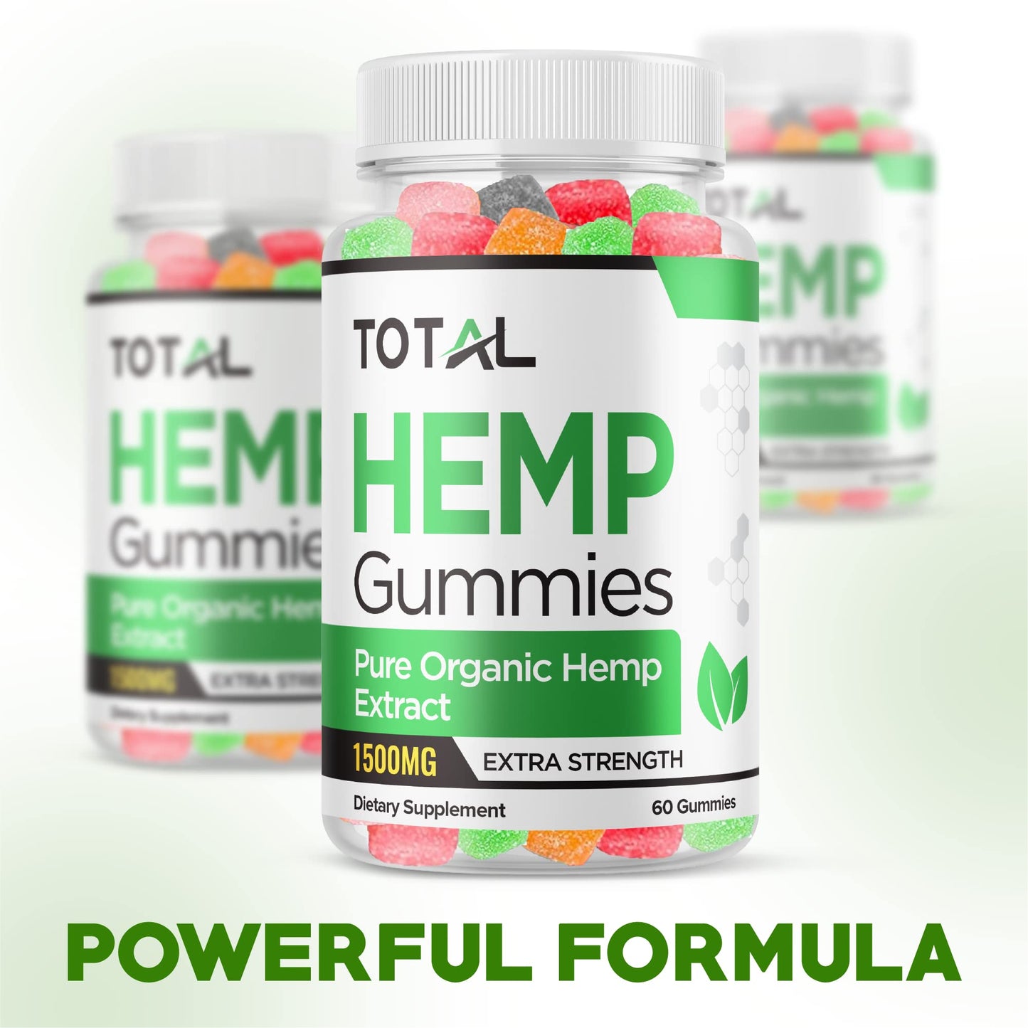 Purvia Total Hemp Gummies Maximum Strength Formula, Gummy, 60 Count