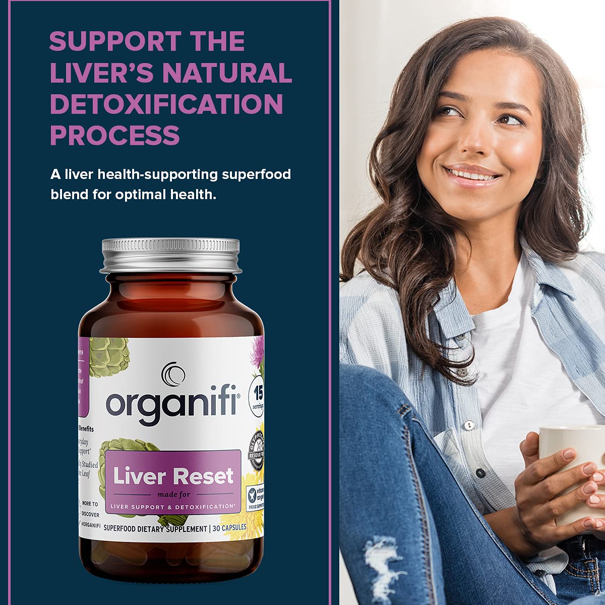 Organifi Liver Reset 30 Capsules