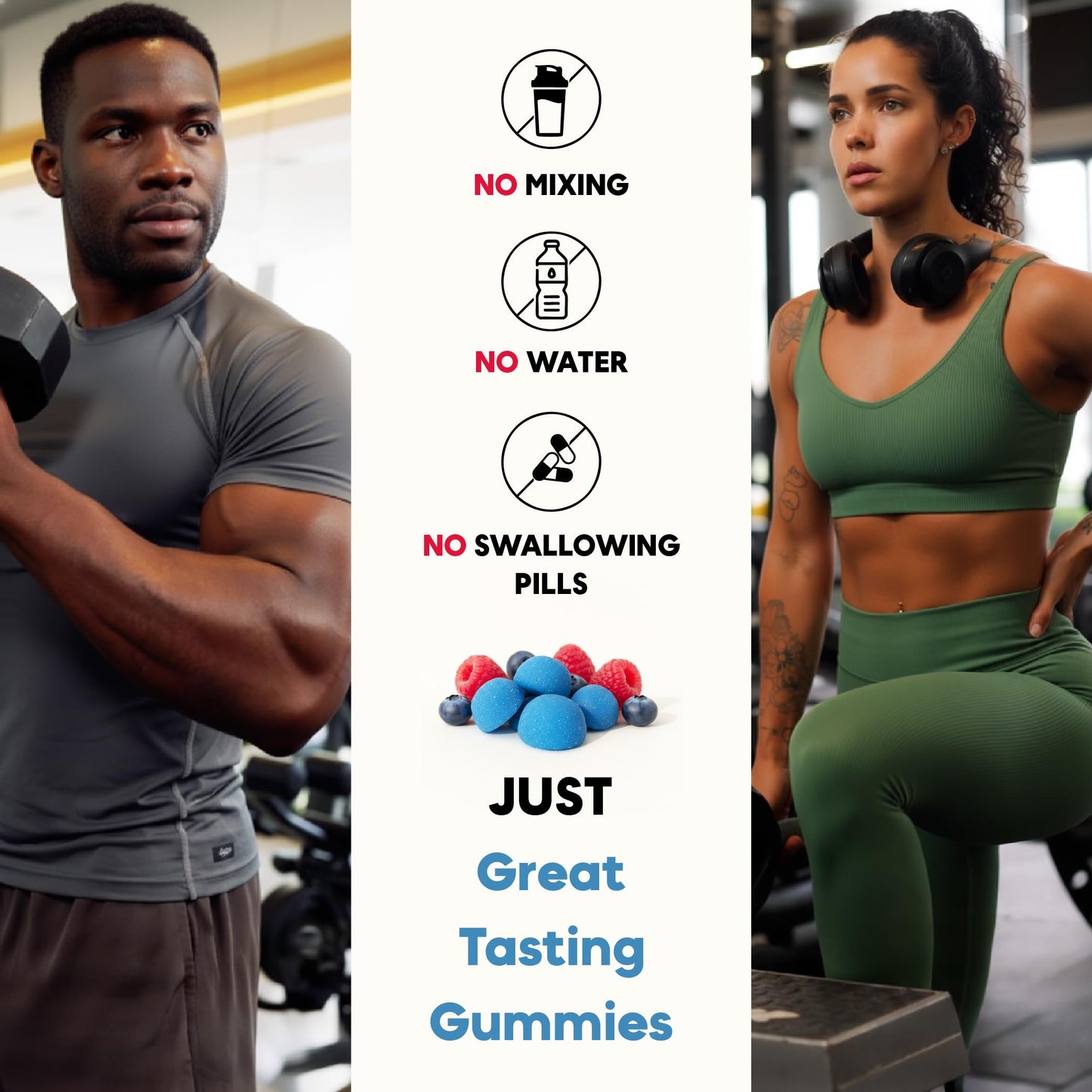 Kaitamin Creatine Monohydrate 5g Gummies 120 Count